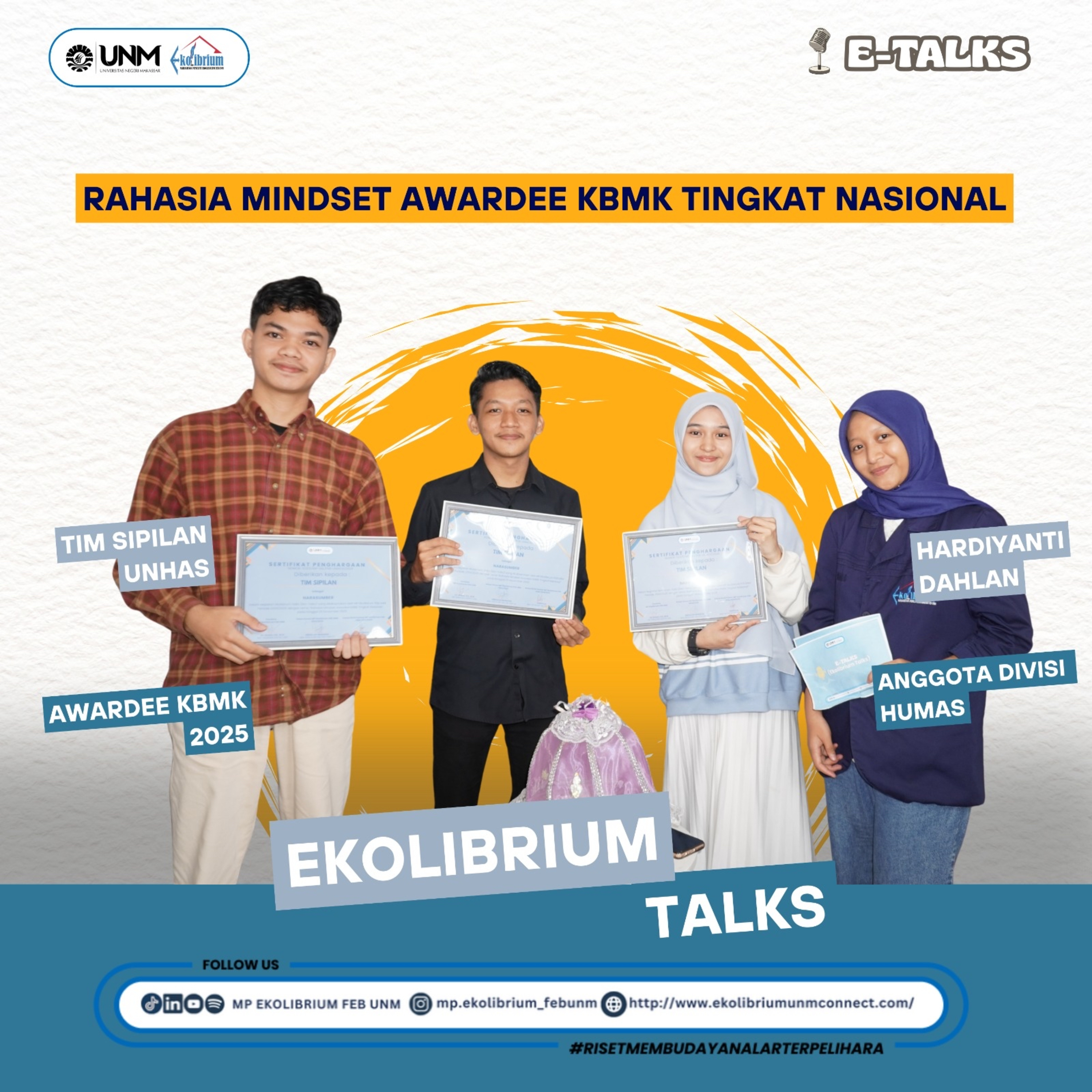 Rahasia Mindset Awardee KBMK Tingkat National