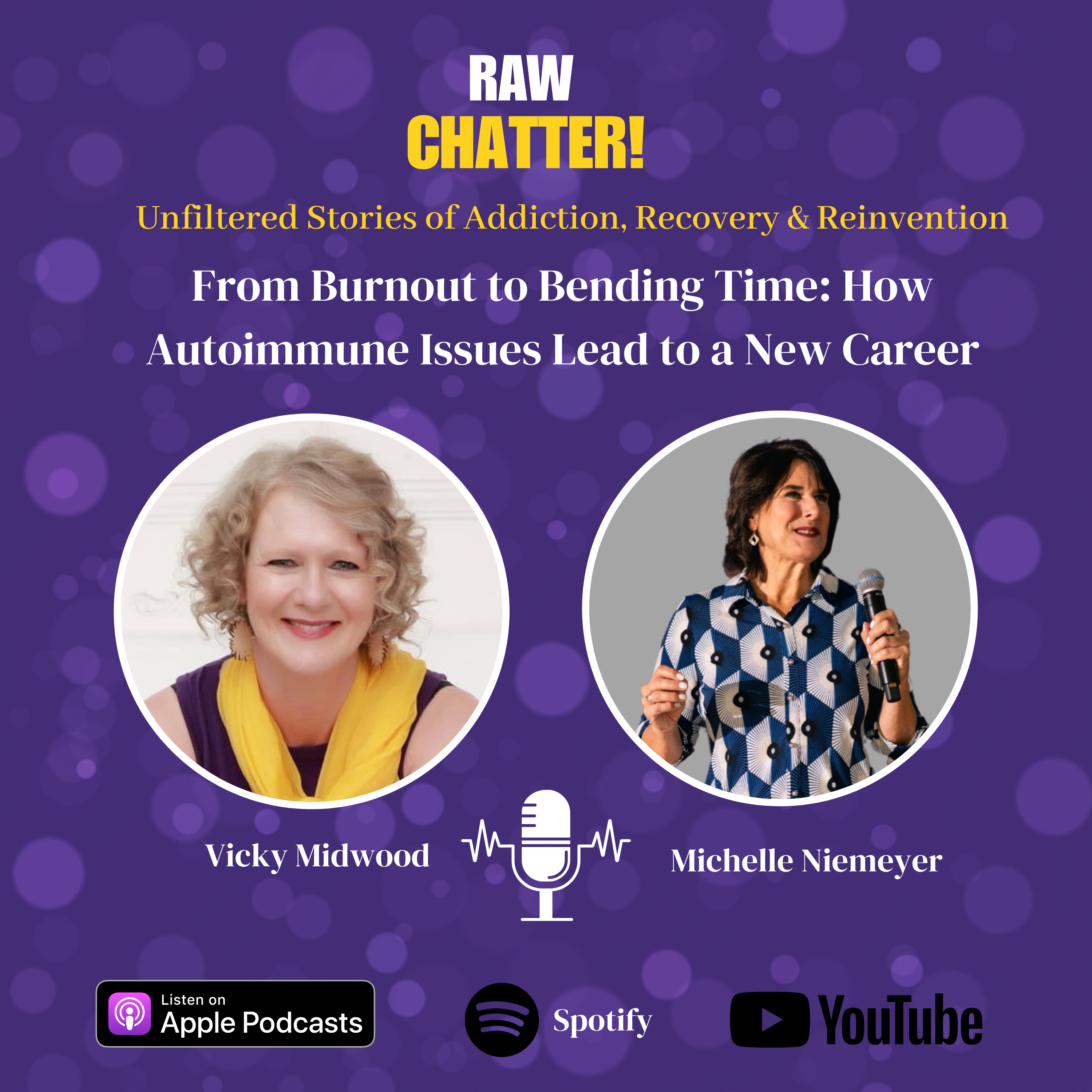 RAW CHATTER! Unfiltered Stories of Addiction, Recovery & Reinvention