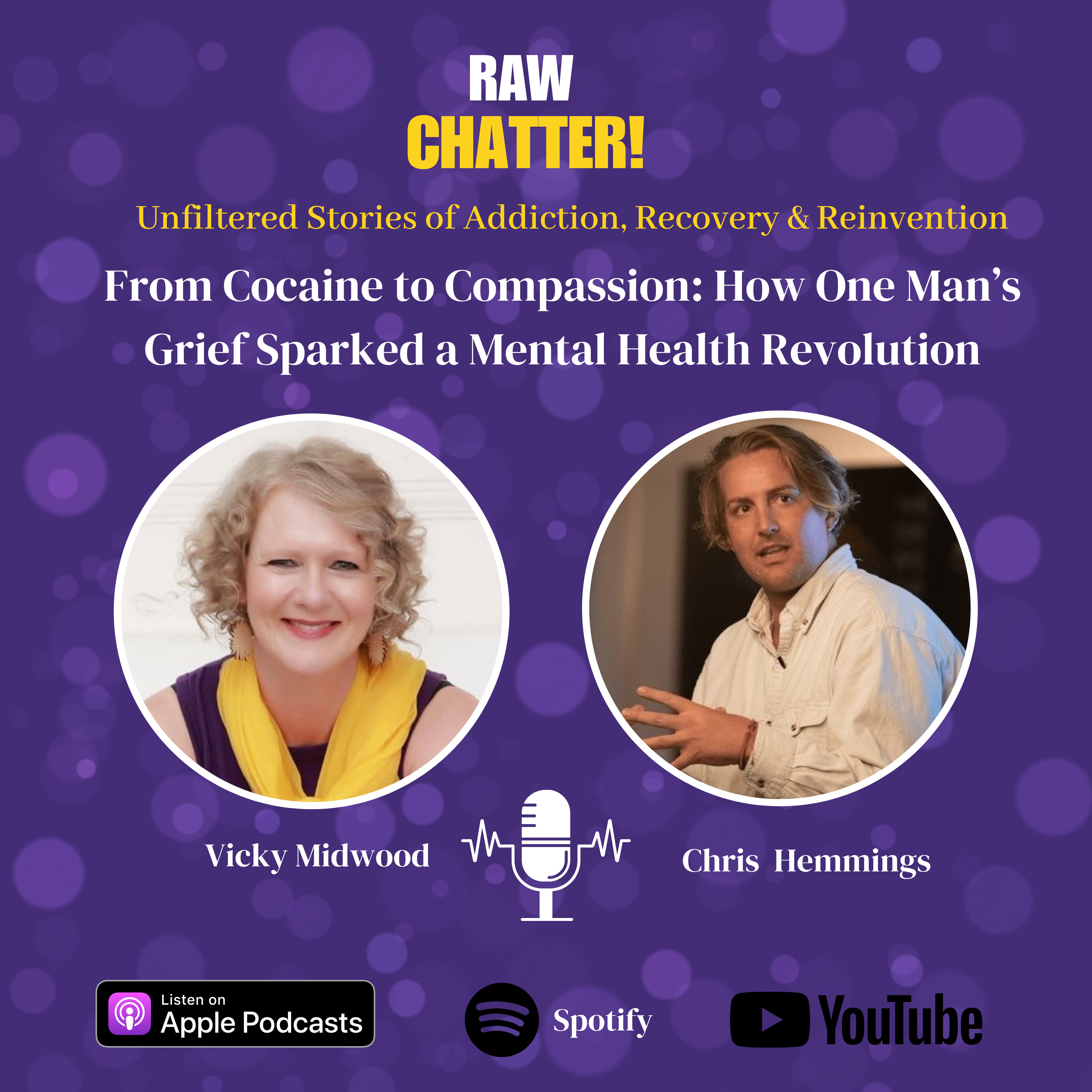 RAW CHATTER! Unfiltered Stories of Addiction, Recovery & Reinvention