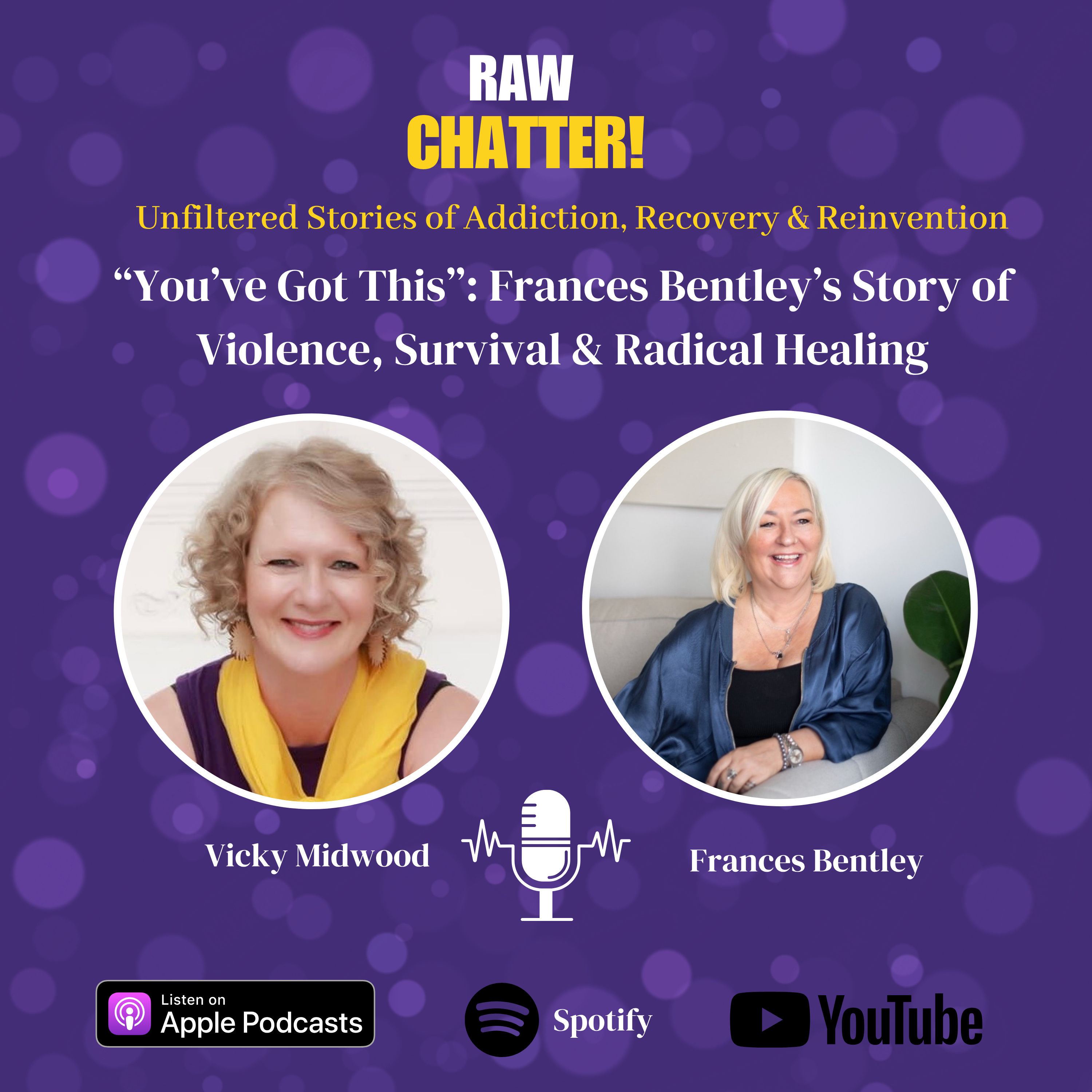 RAW CHATTER! Unfiltered Stories of Addiction, Recovery & Reinvention