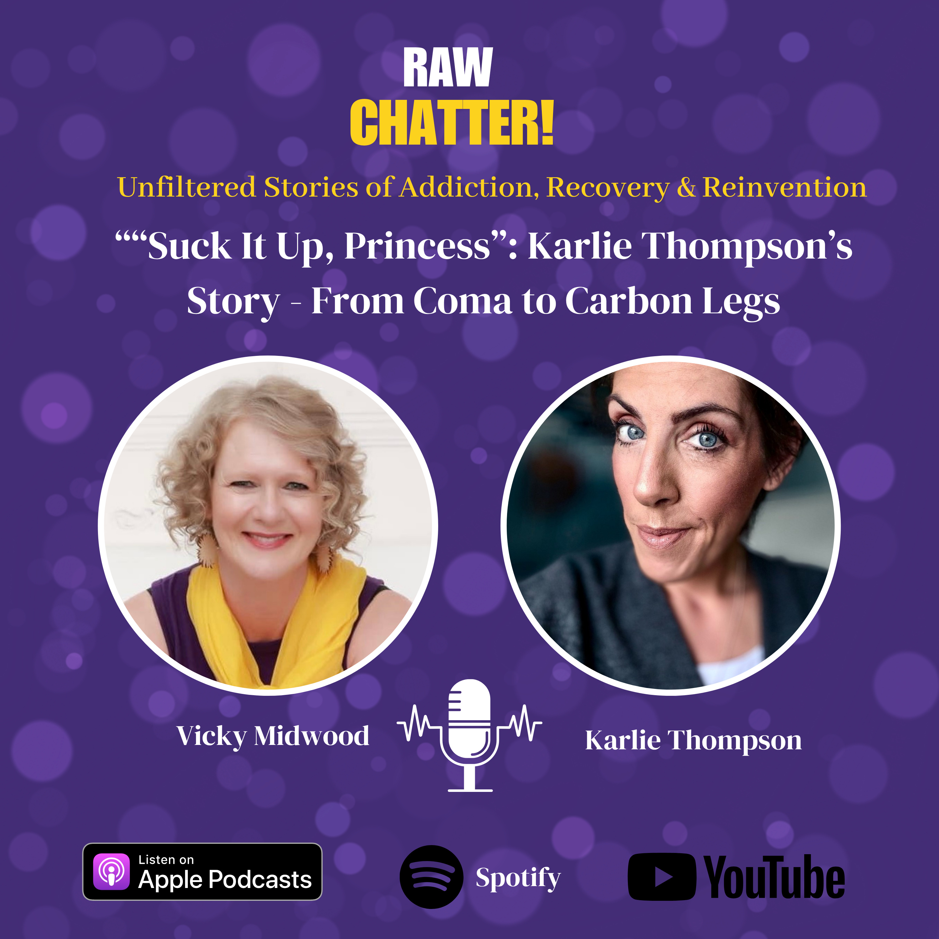 RAW CHATTER! Unfiltered Stories of Addiction, Recovery & Reinvention