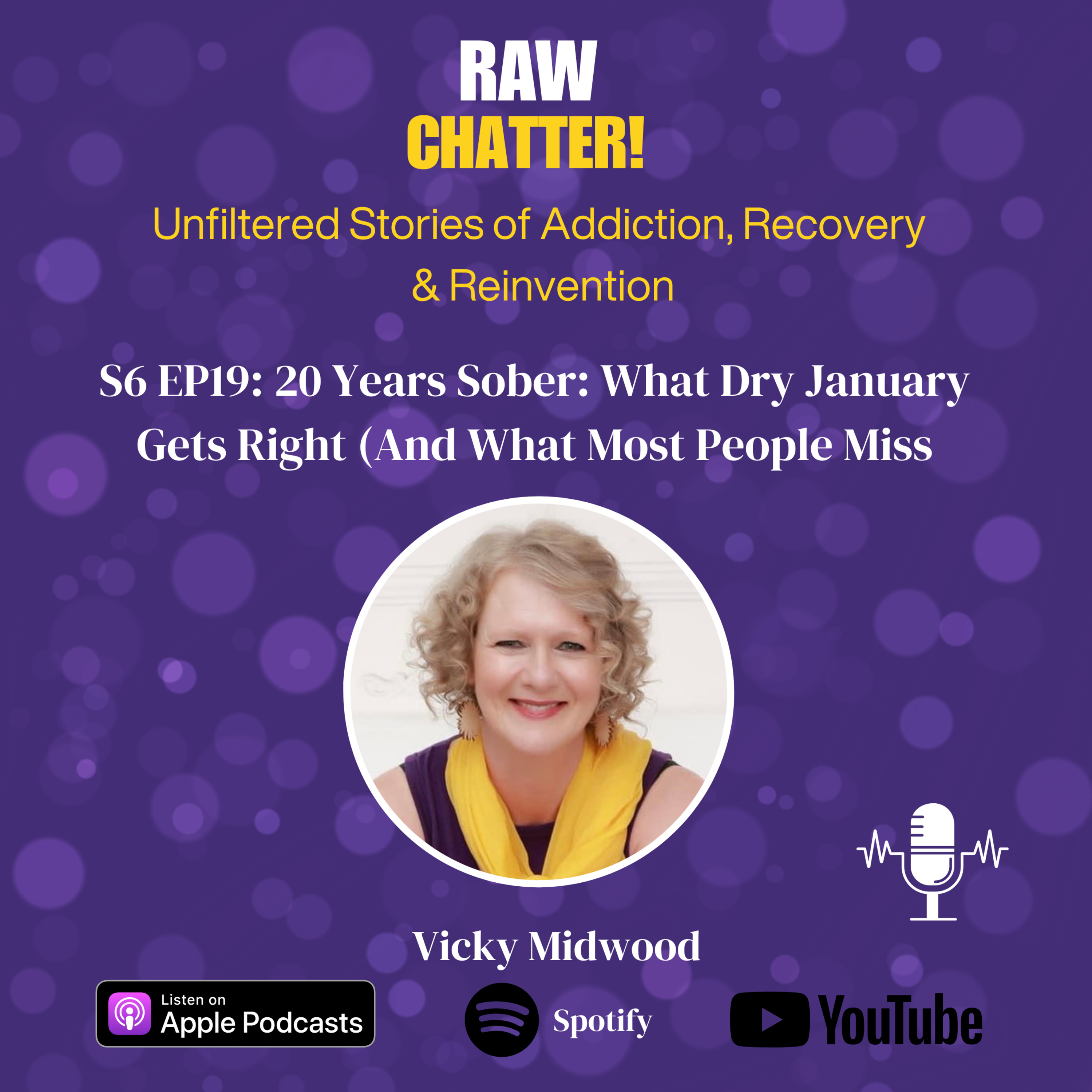 RAW CHATTER! Unfiltered Stories of Addiction, Recovery & Reinvention