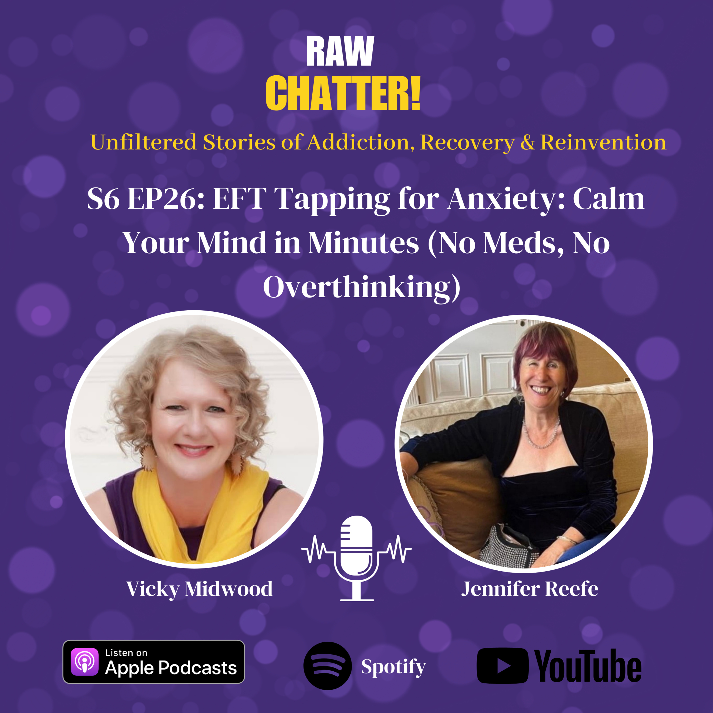 S6 EP26: EFT Tapping for Anxiety: Calm Your Mind in Minutes (No Meds, No Overthinking) episode artwork