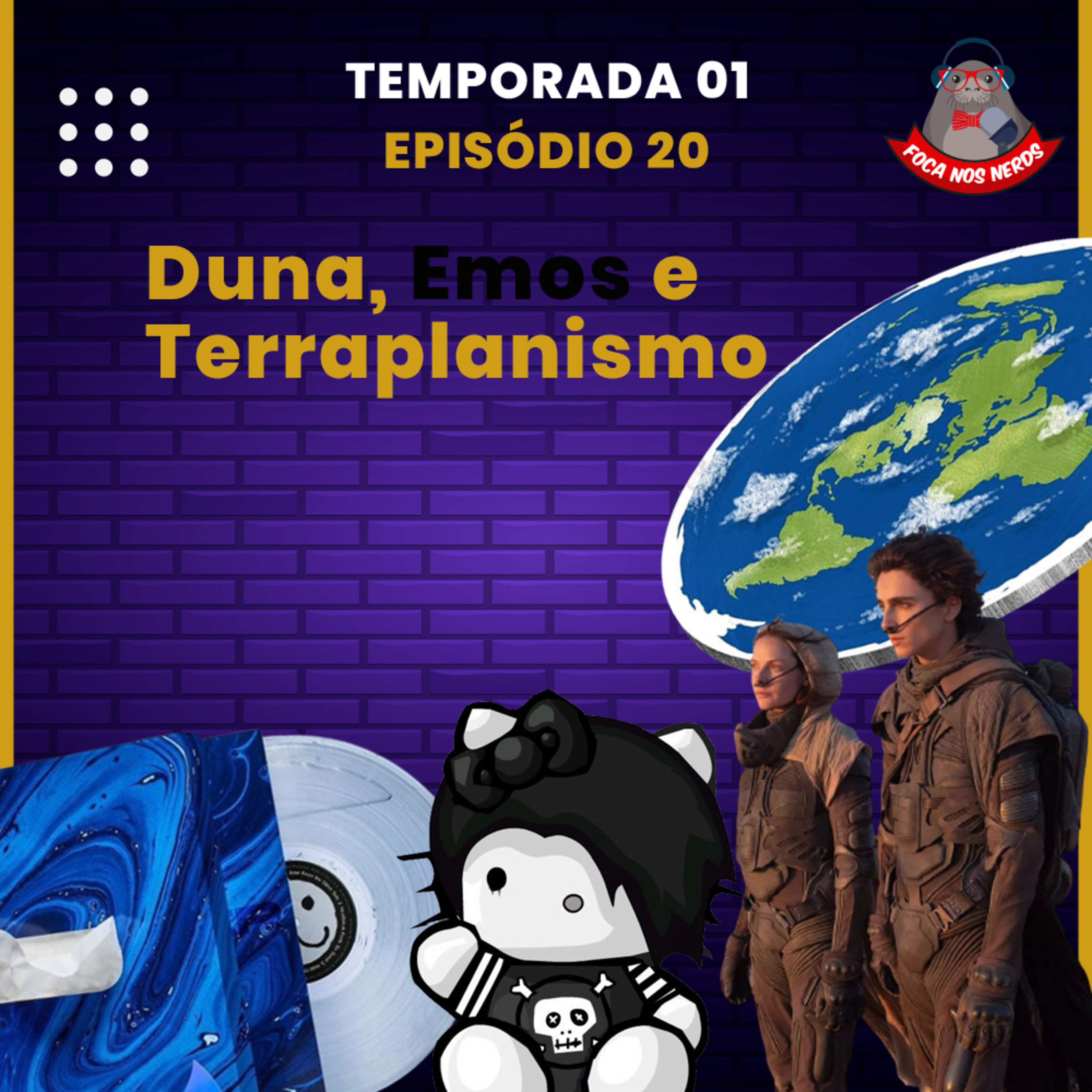 cover of episode FocaCast #020 - Duna 2, o retorno do emocore e terraplanismo