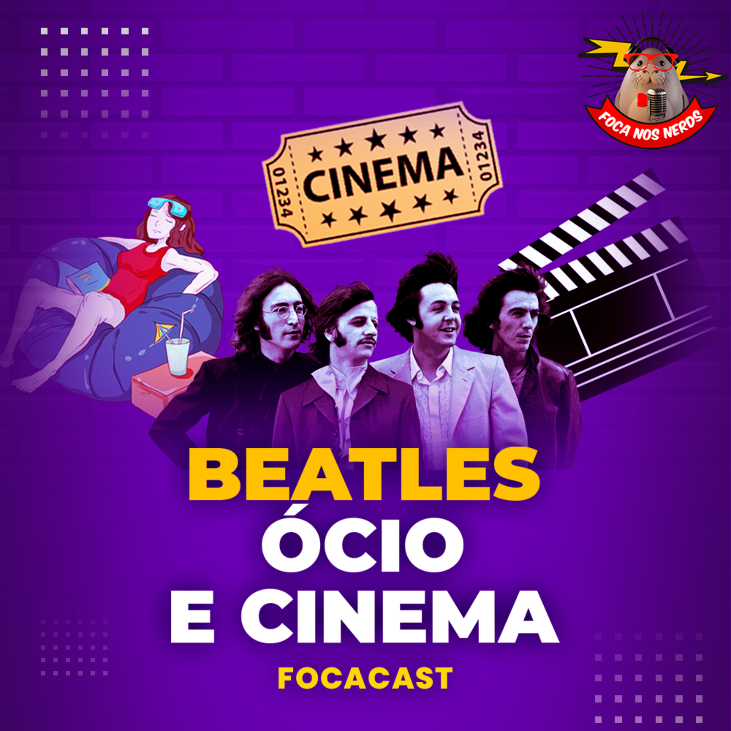 cover of episode FocaCast #046 - Nova música dos Beatles, cinema e ócio 
