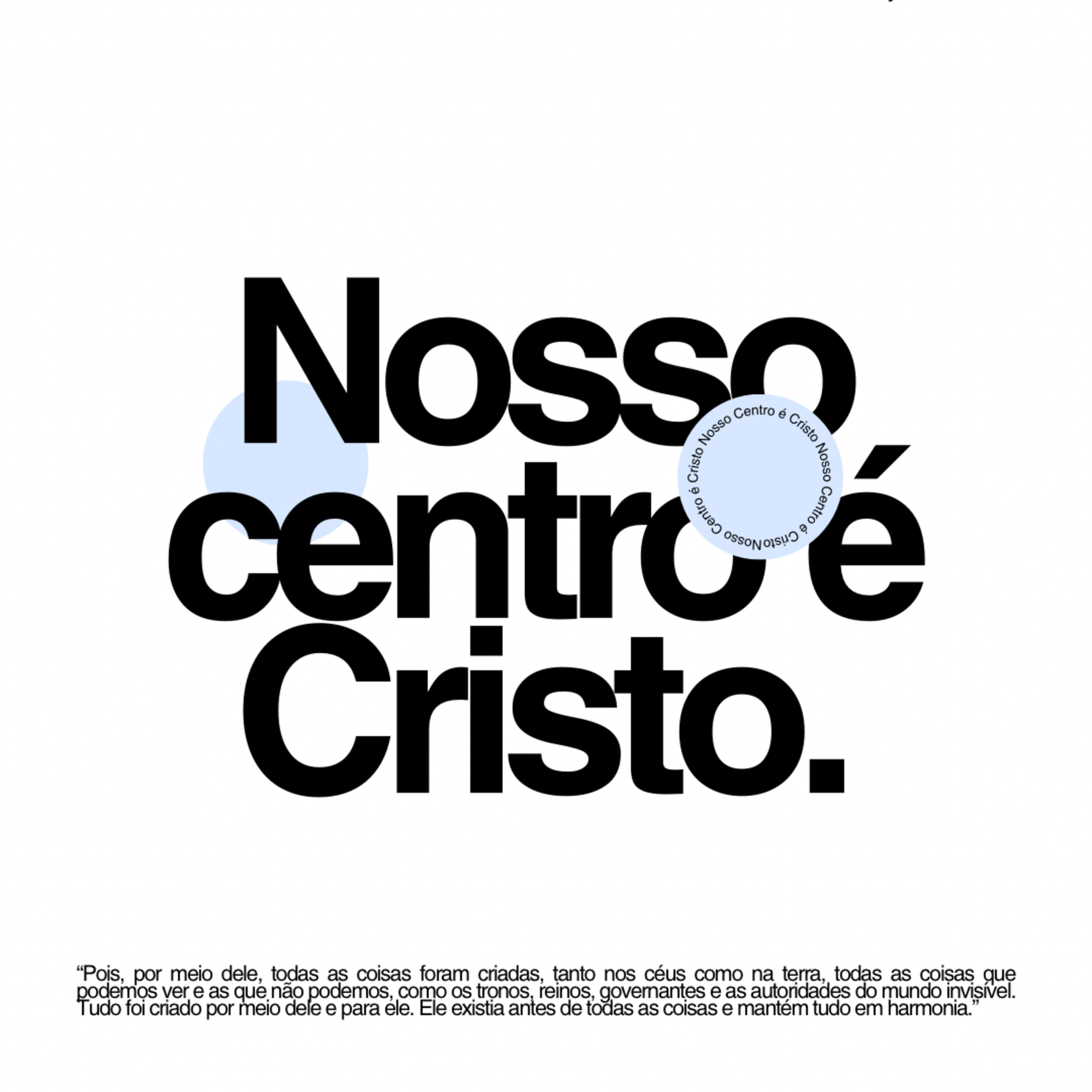 Nosso centro é Cristo| Pr. Filipe Almeida