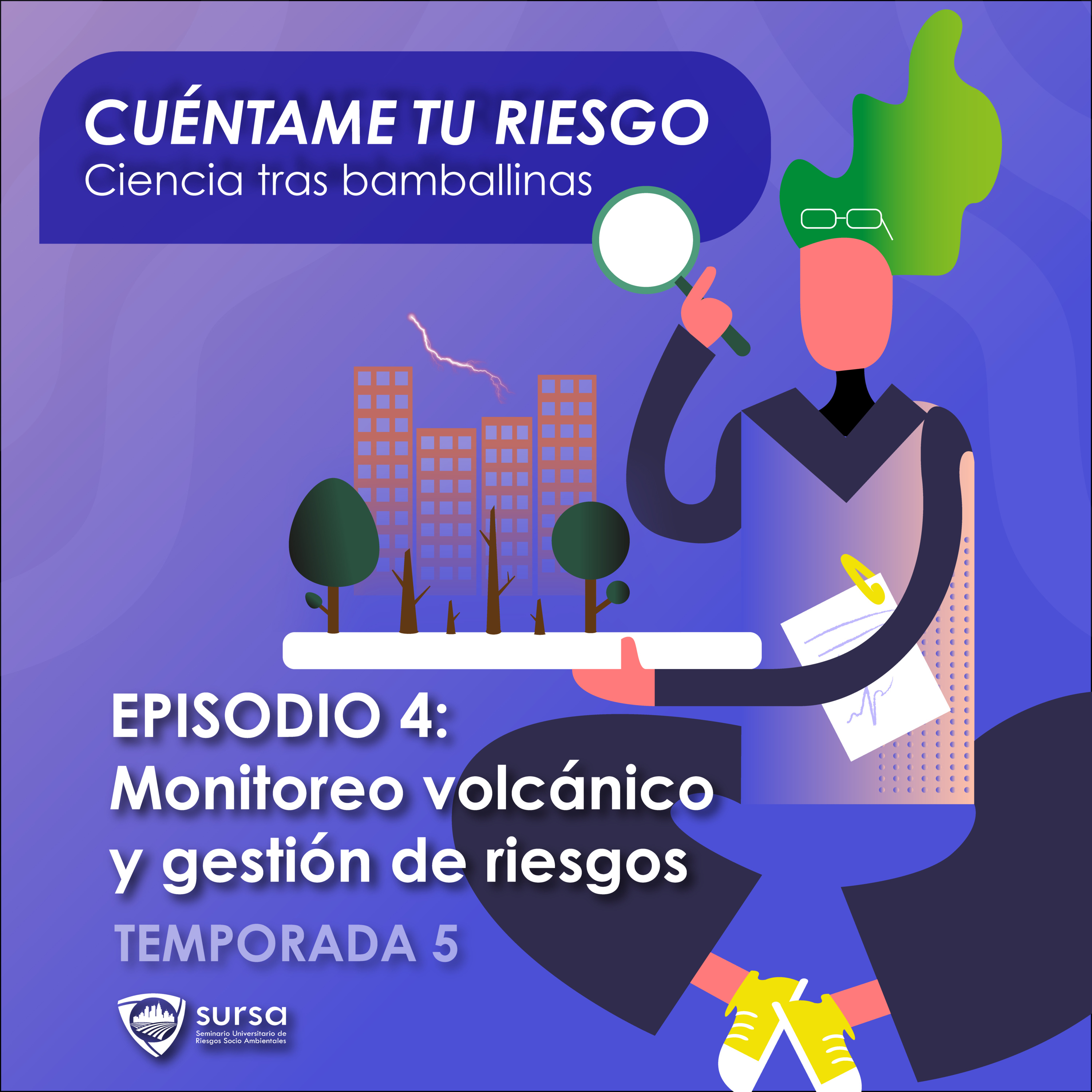 Portada de Cuéntame tu riesgo: Ciencia tras bambalinas.