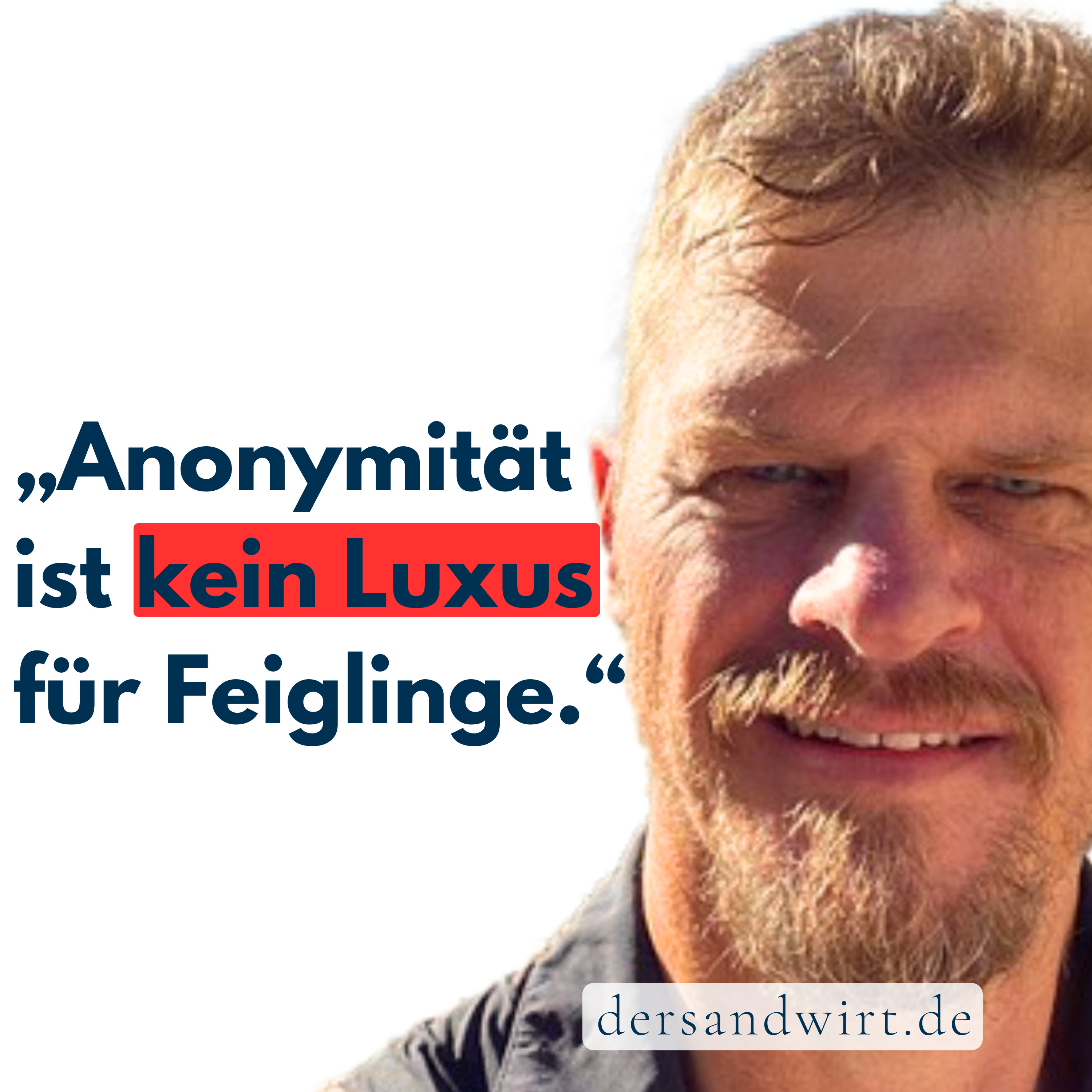 Sandwirt-Herausgeber: Anonymität ist Voraussetzung dafür, dass die Gesellschaft pluralistisch bleibt episode artwork