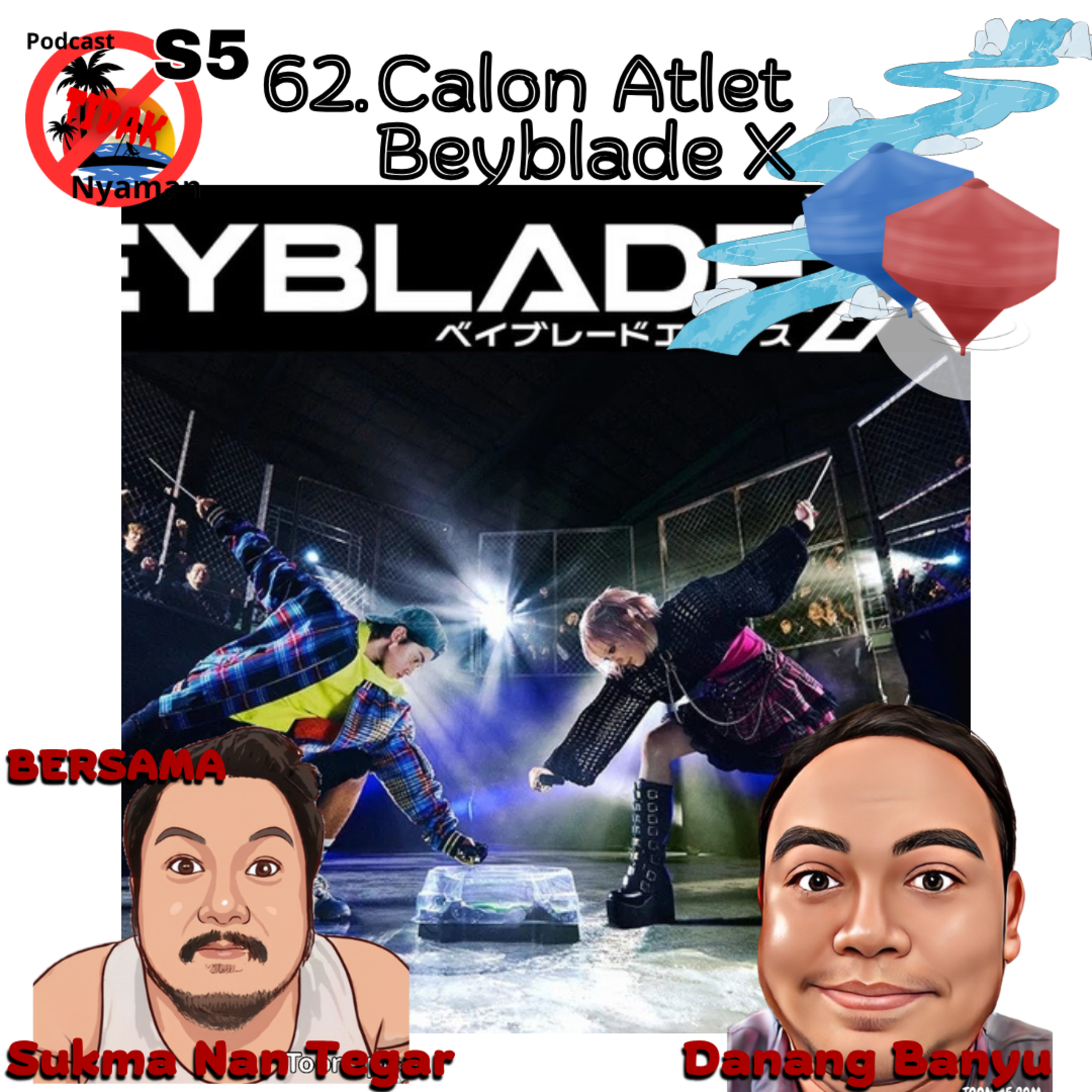 Calon Atlet Beyblade X episode artwork