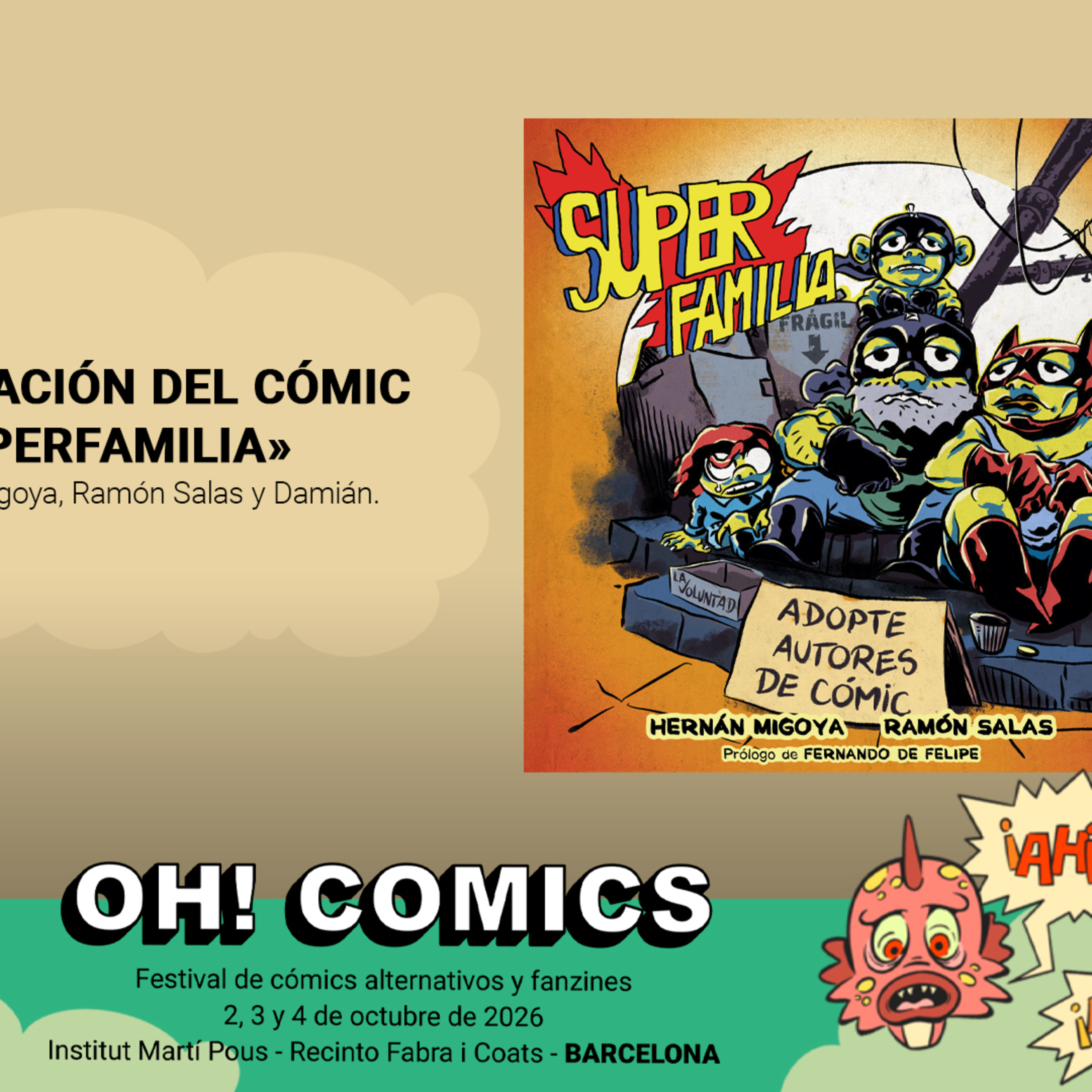 Portada de Oh! comics fest