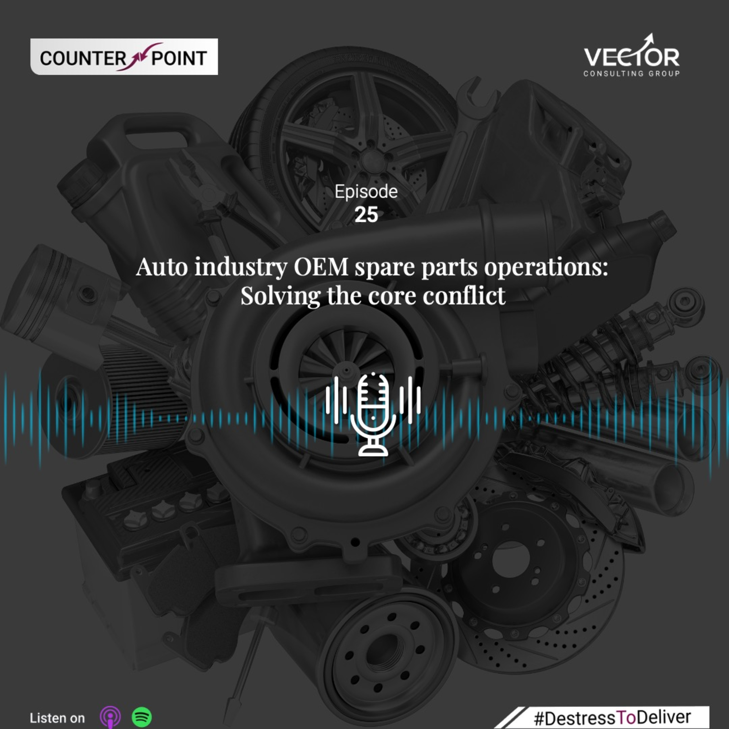 Ep#25 Auto industry OEM spare parts operations: Solving the core conflict episode artwork
