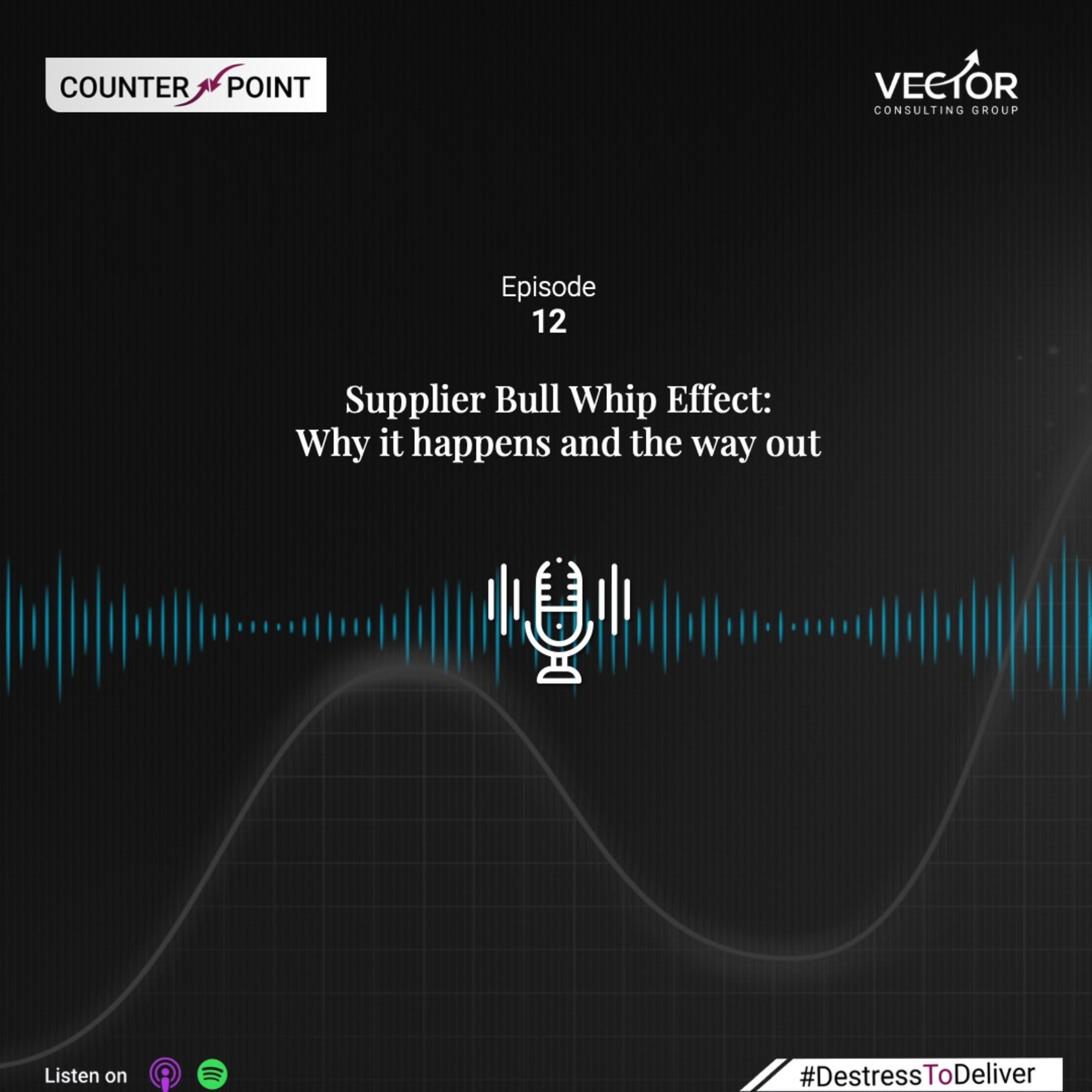 Ep#12 Supplier Bull Whip Effect: Why it happens and the way out episode artwork