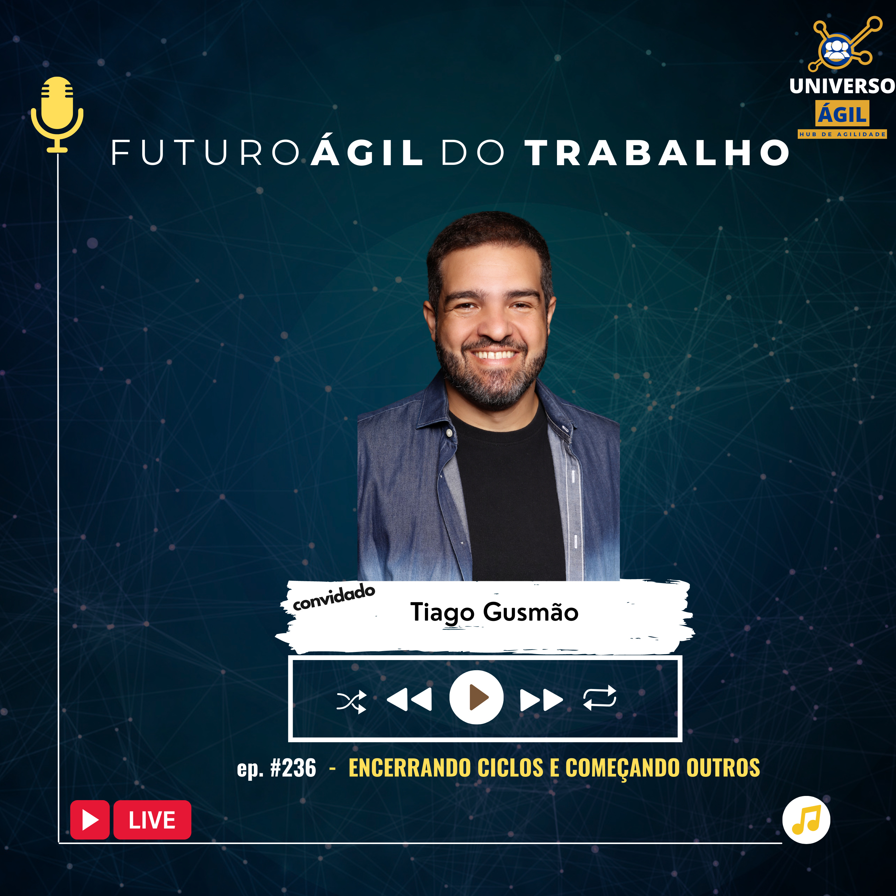 #FuturoAgilDoTrabalho E236 Encerrando ciclos e começando outros