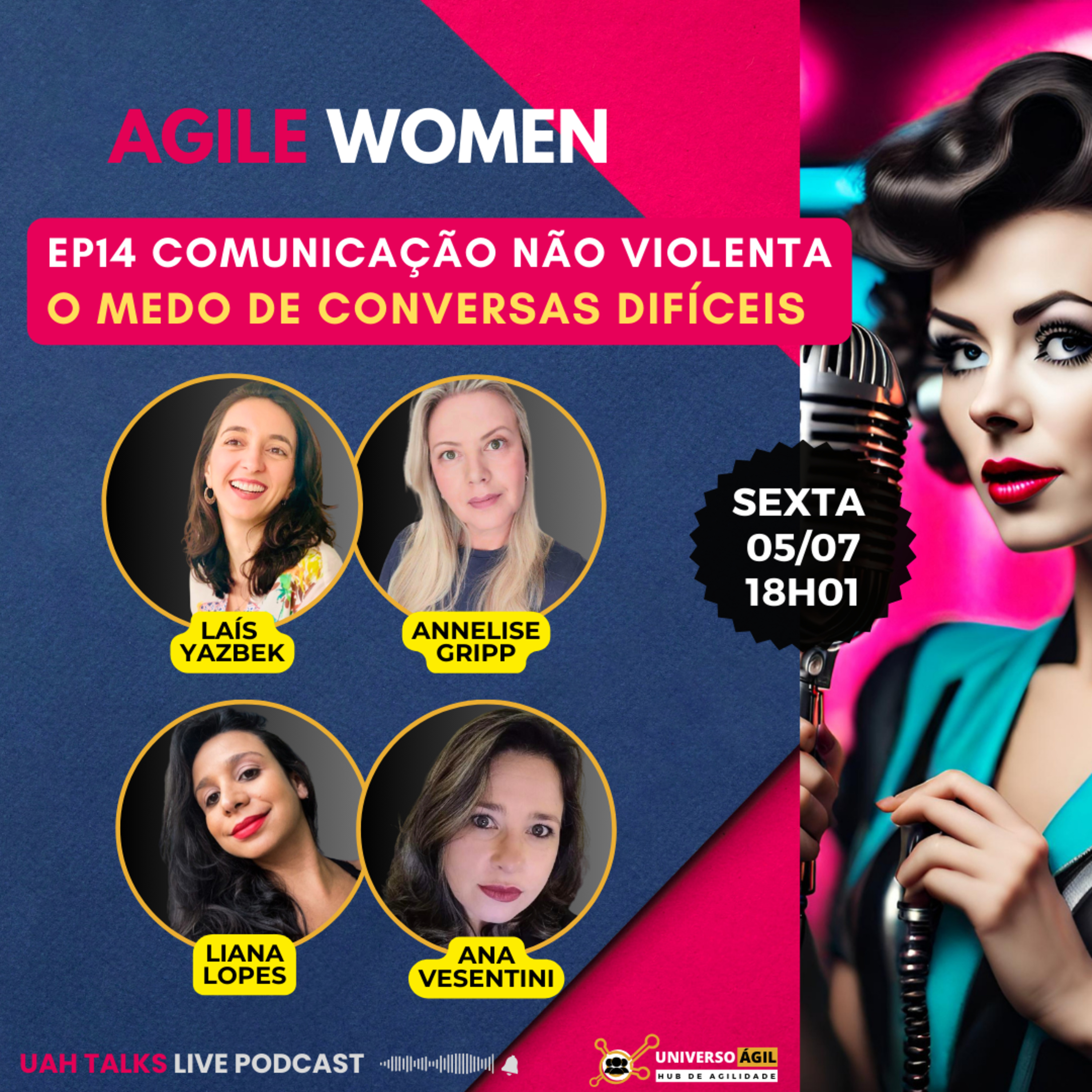 #UAHTalks #AgileWomen EP14 CNV Comunicação Não Violenta e o Medo de Conversas Difícei﻿s episode artwork