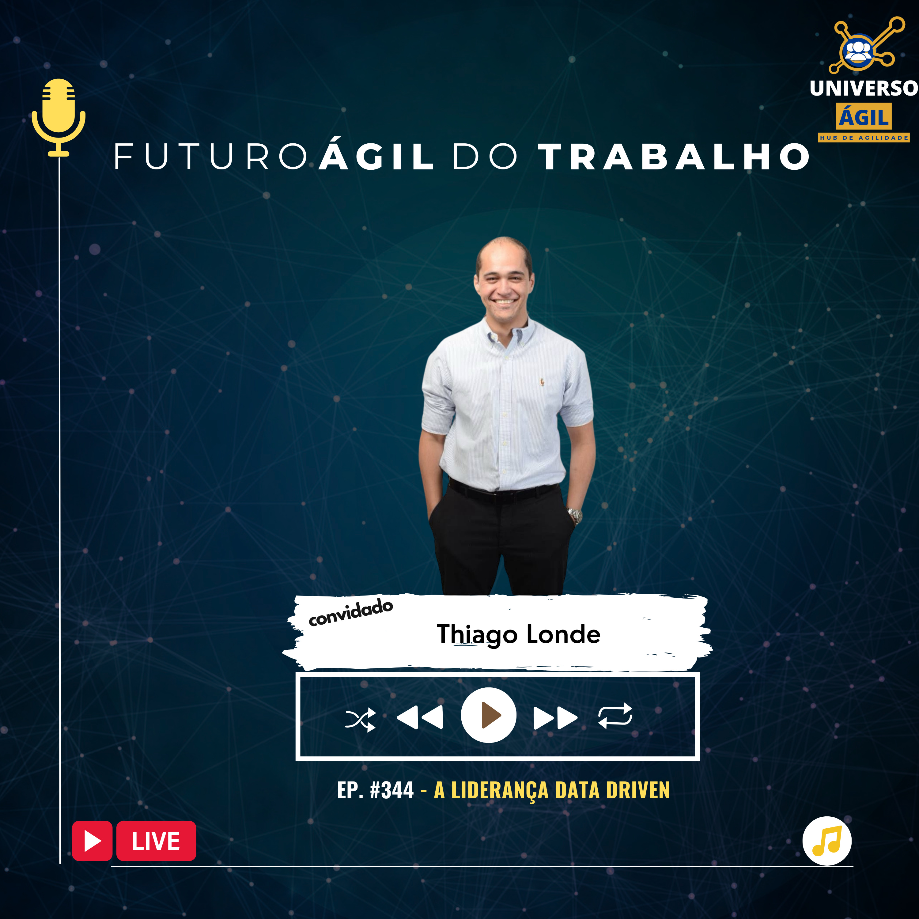 #FuturoAgilDoTrabalho E344 A liderança Data Driven episode artwork