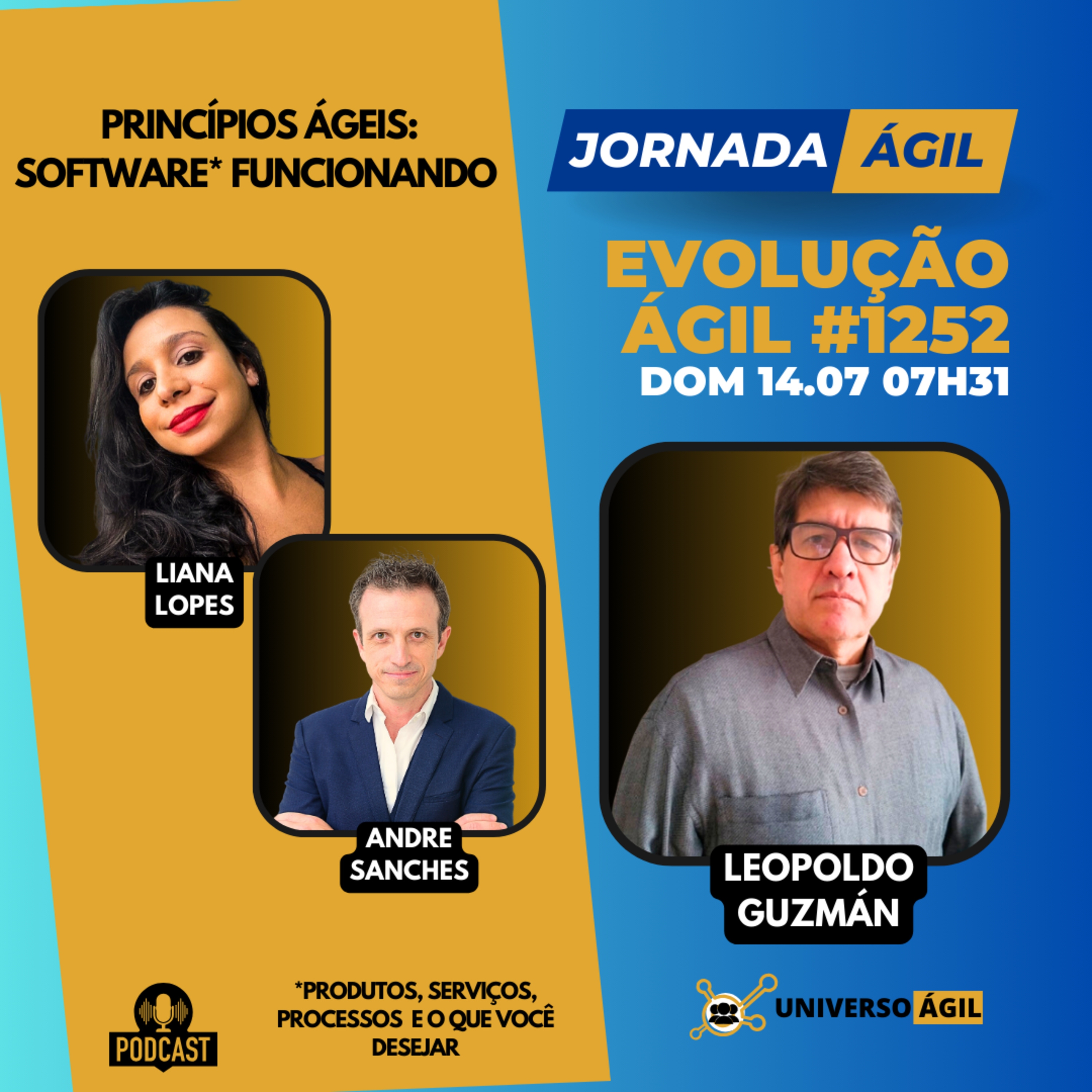 #JornadaÁgil EP1252 #EvoluçãoÁgil Princípios Ágeis: Software Funcionando episode artwork