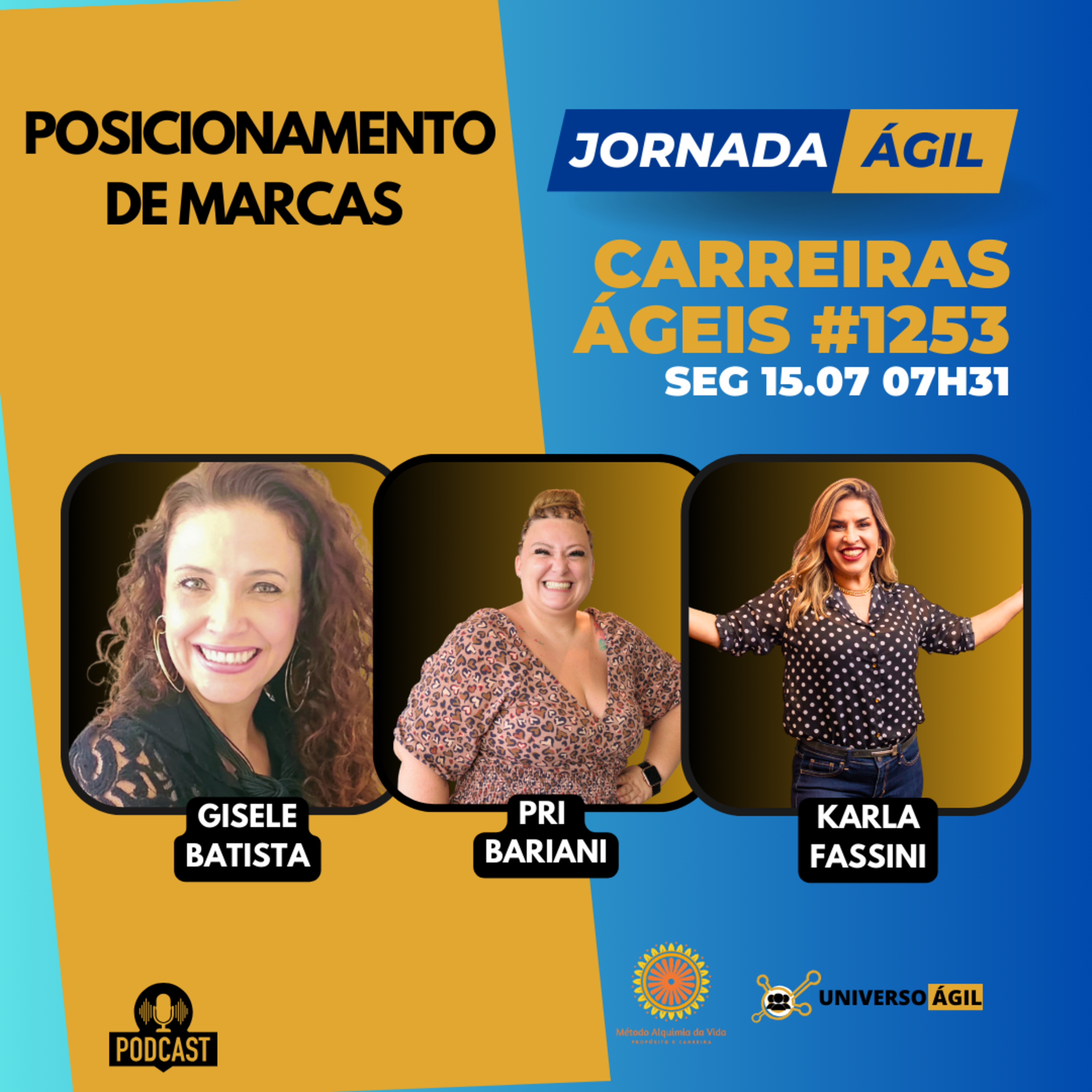 #JornadaÁgil EP1253 #CarreiraÁgil Posicionamento de Marcas episode artwork