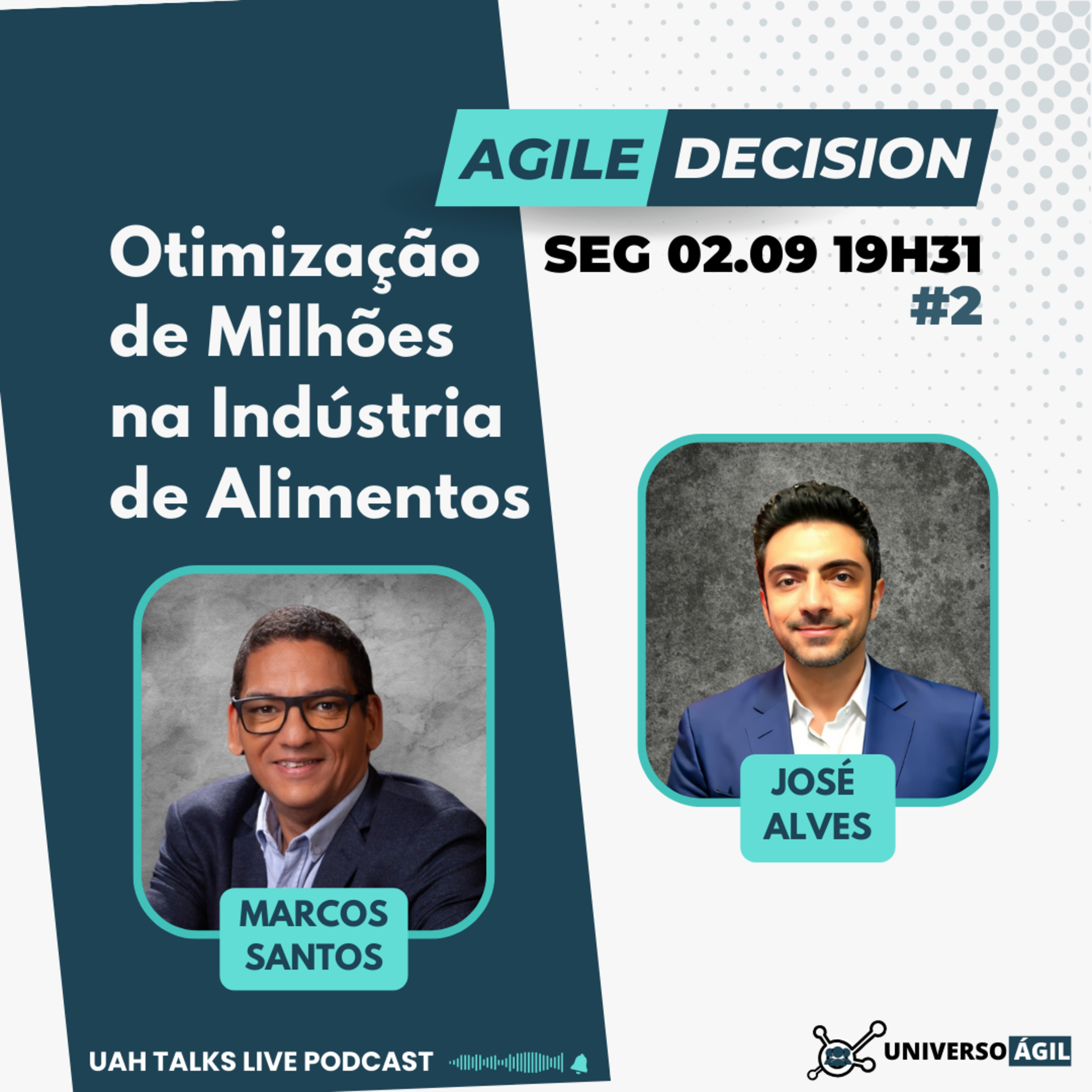 #UAHTalks #AgileDecision EP2 Otimização de Milhões na Indústria de Alimentos episode artwork
