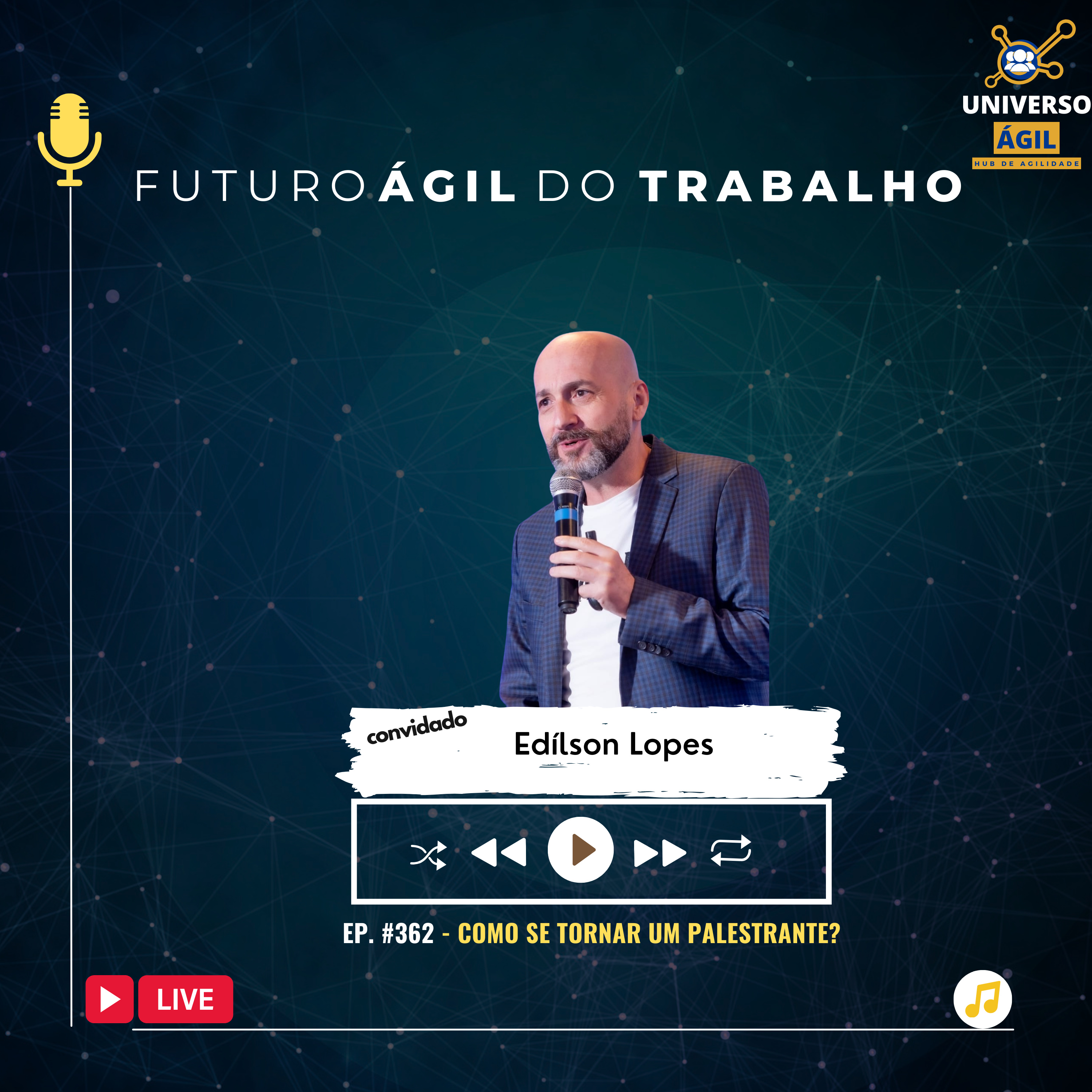 #FuturoAgilDoTrabalho E362 Como se tornar um palestrante? episode artwork