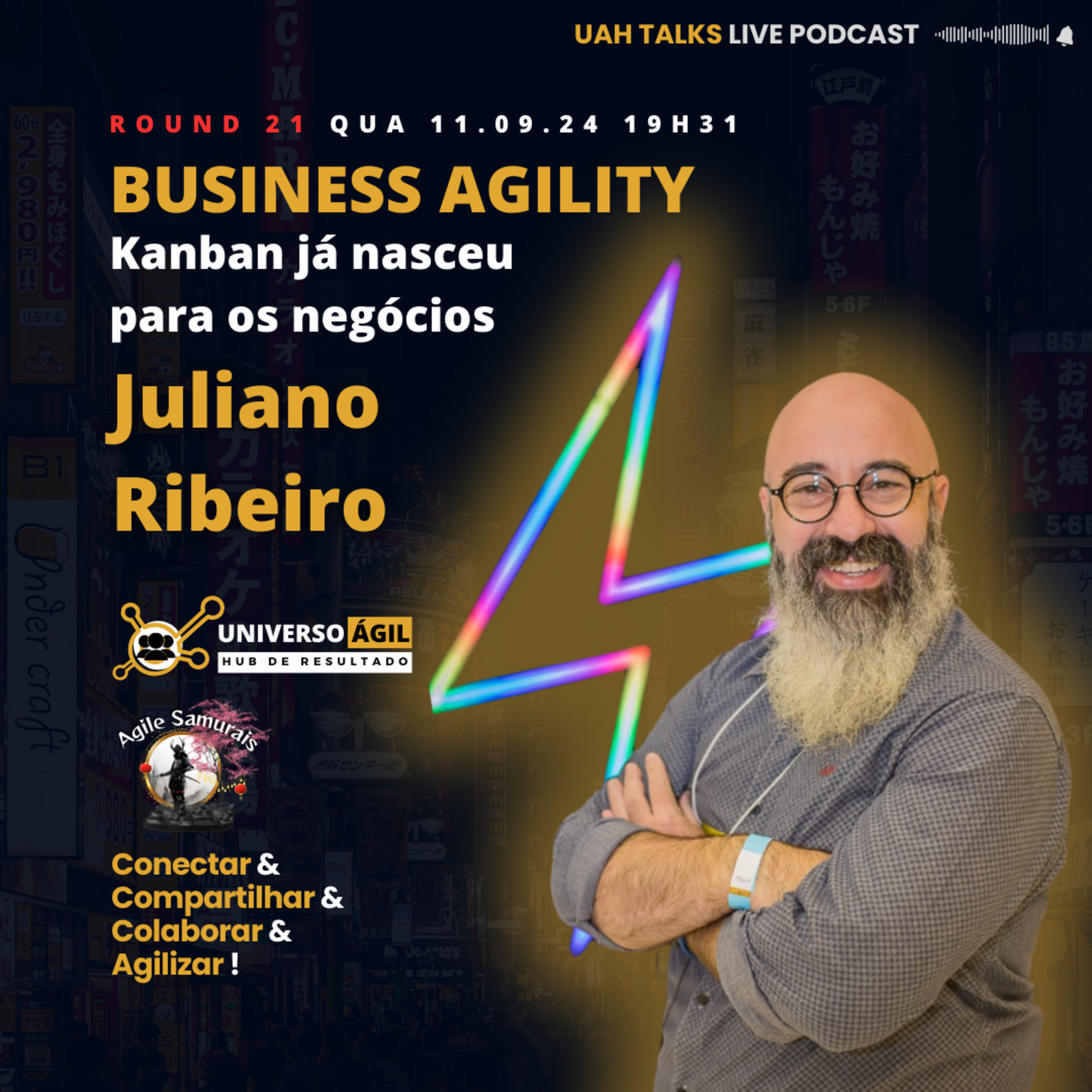 #UAHTALKS BUSINESS AGILITY ROUND 21 Kanban já nasceu para os negócios QUA 11.09.24 19h31 episode artwork