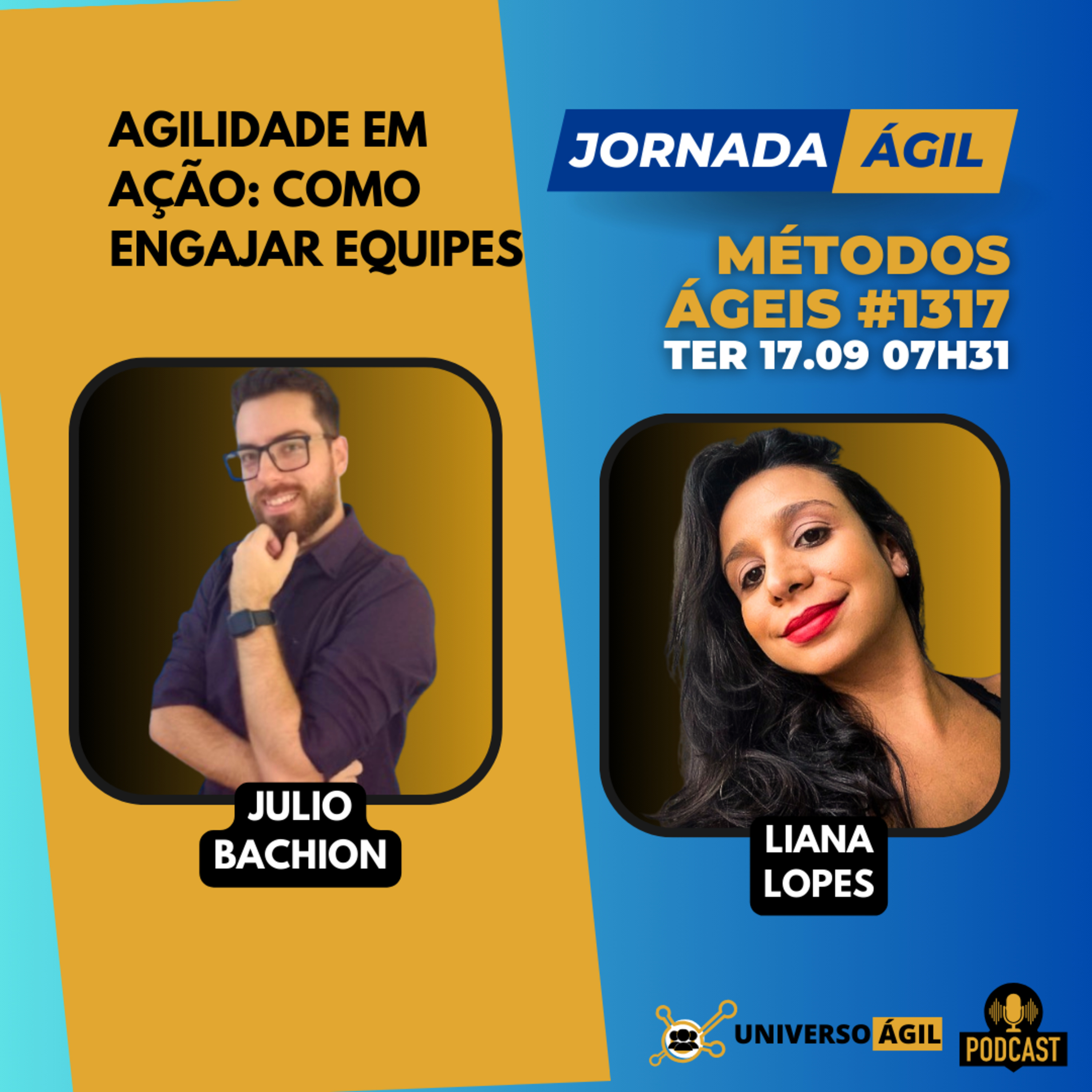 #JornadaÁgil EP1317 #Produtos Agilidade em Ação: como Engajar Equipes episode artwork