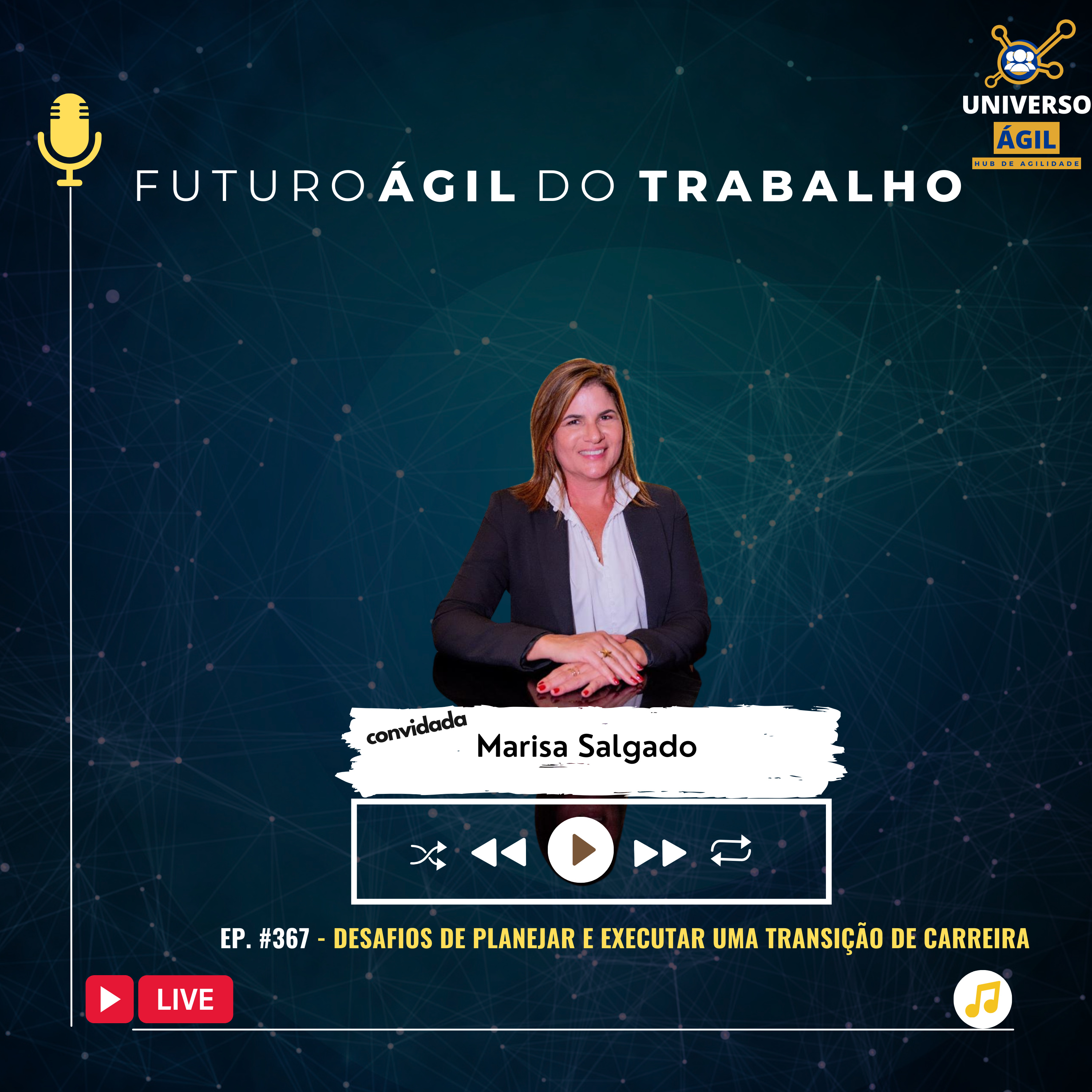 #FuturoAgilDoTrabalho E367 Desafios de planejar e realizar uma transição de carreira episode artwork