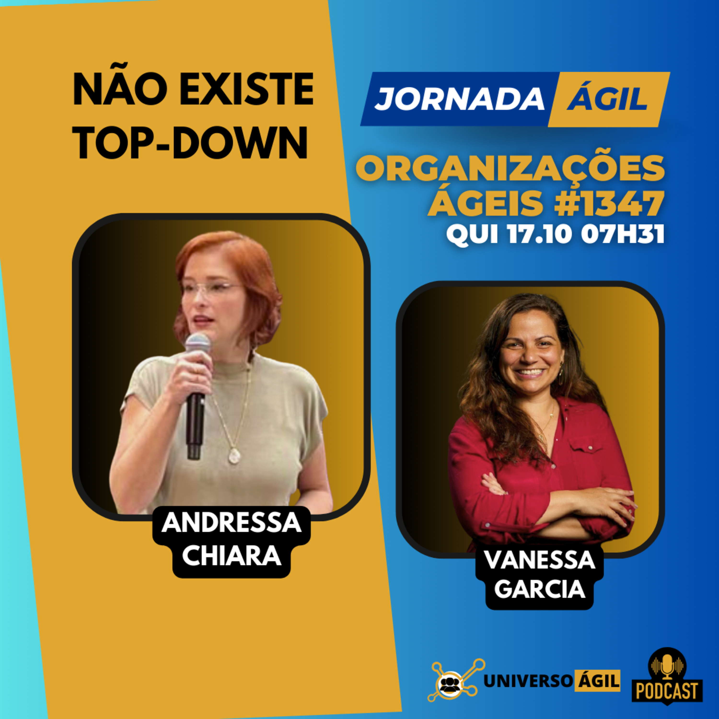 #JornadaÁgil EP1347 #OrganizaçõesÁgeis Não Existe TOP-DOWN episode artwork