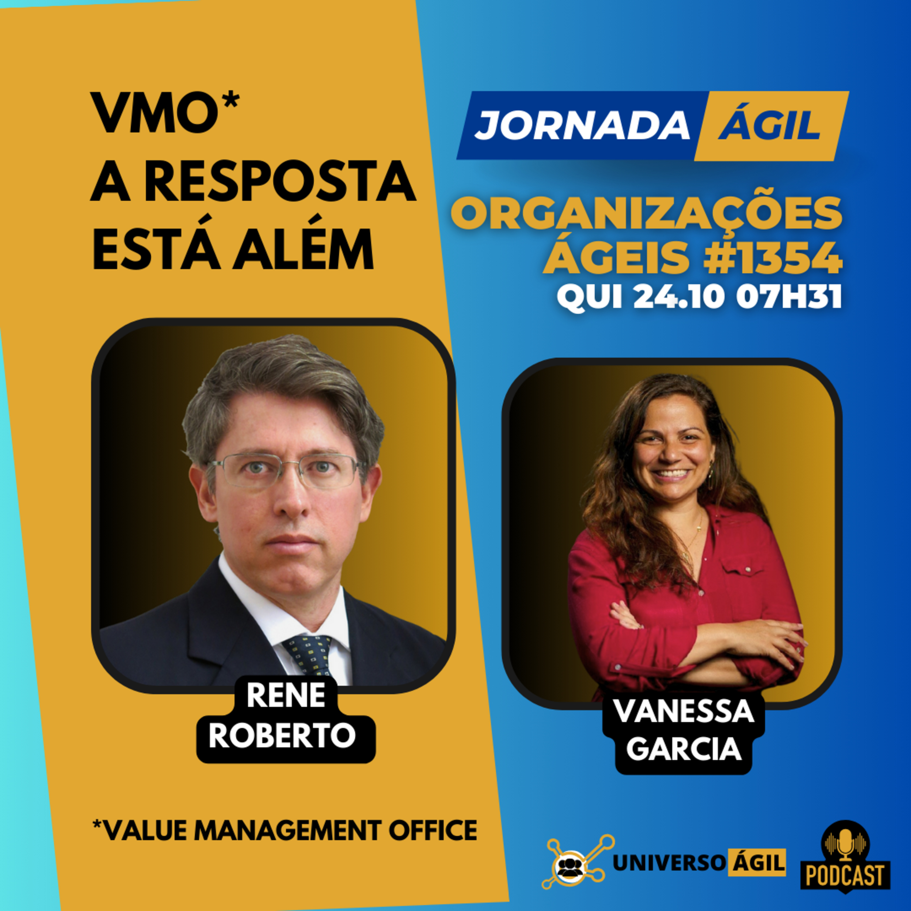 #JornadaÁgil EP1354 #OrganizaçõesÁgeis VMO - A Resposta está Além episode artwork