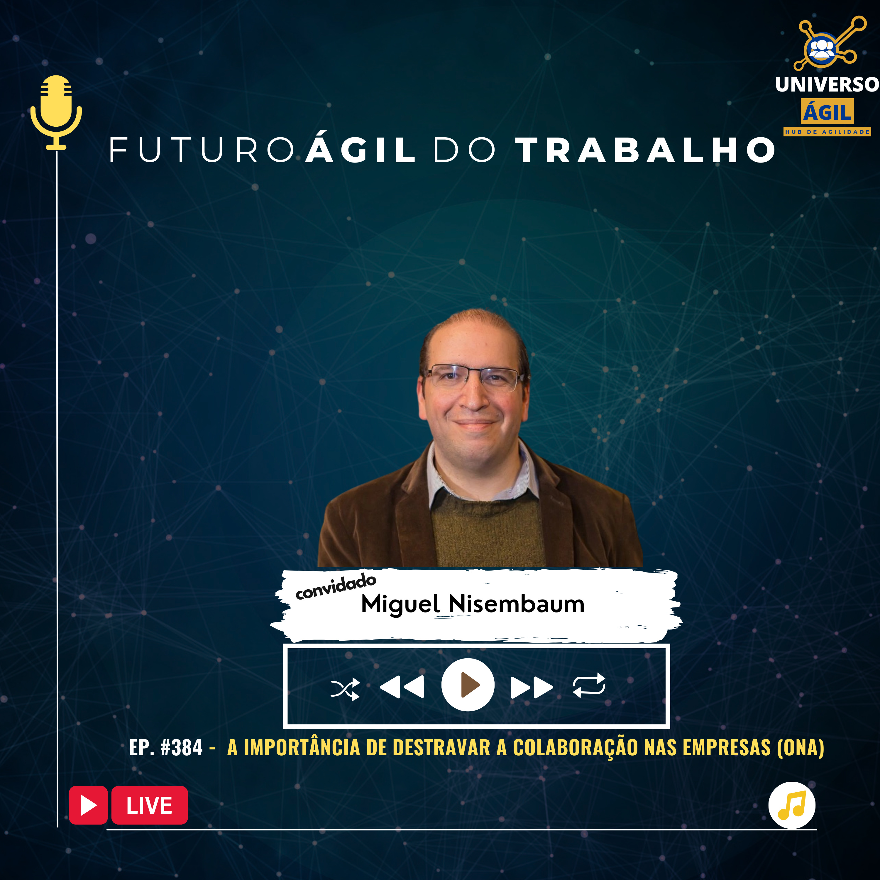 #FuturoAgilDoTrabalho E384 A importância de destravar a colaboração nas empresas (ONA) episode artwork