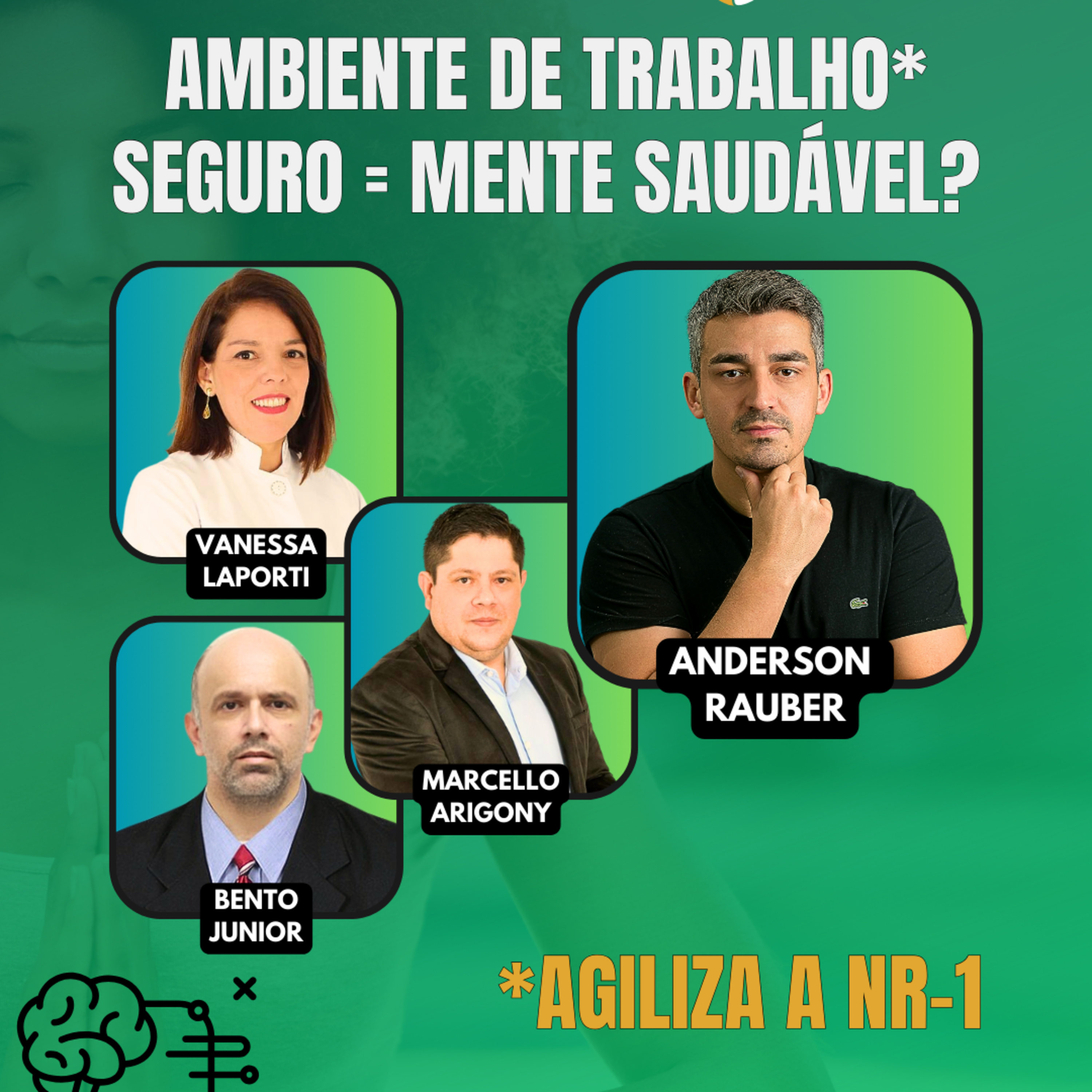 #AgilidadeSaúde EP38 Ambiente de Trabalho Seguro e Saúde Mental NR1 QUA 05.03.25 20h41 episode artwork