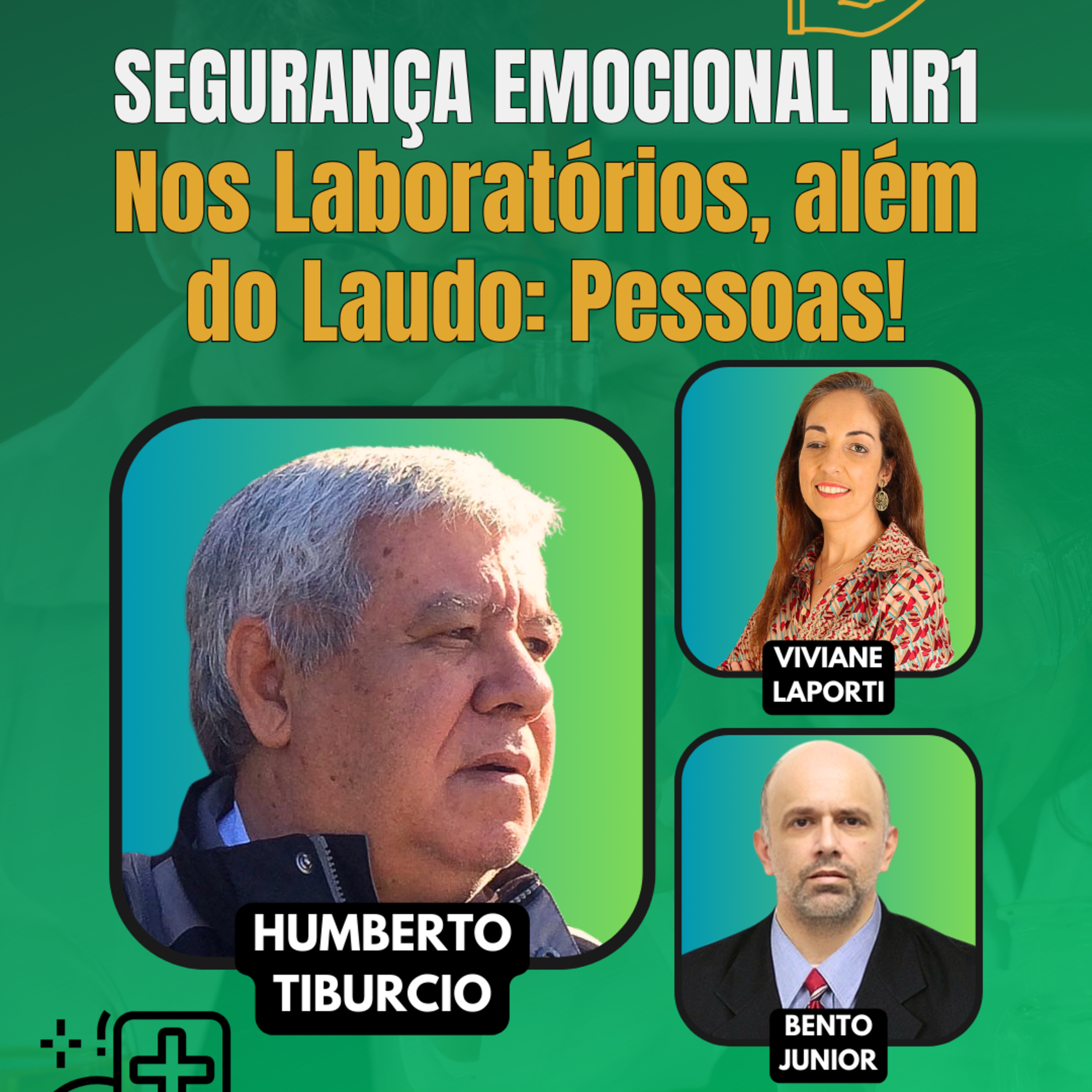 #AgilidadeSaúde EP43 Segurança Emocional NR1 nos Laboratórios: Além do Laudo, Pessoas! episode artwork