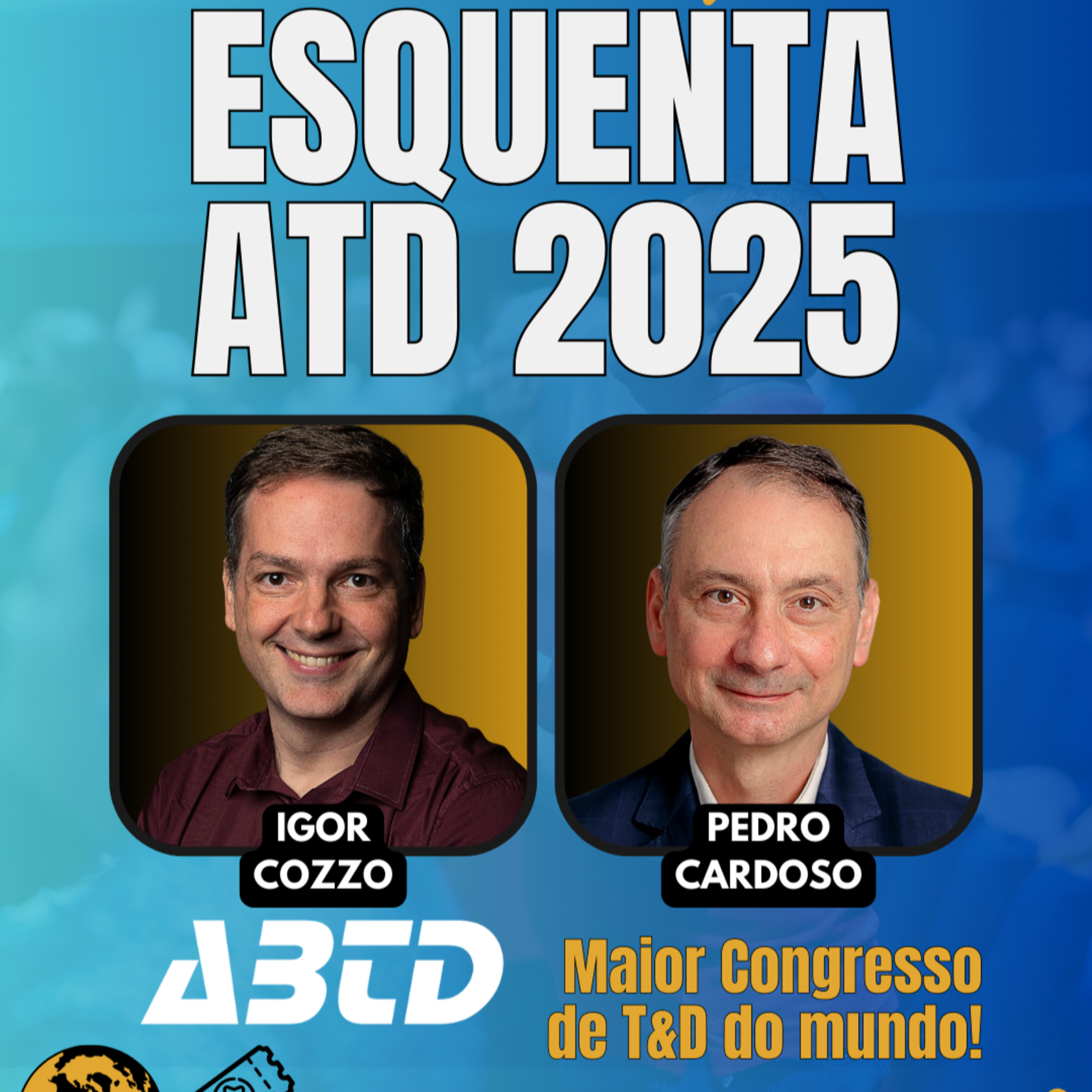 #JornadaÁgil EP1556 Esquenta ATD 2025: Maior Congresso de T&D do mundo! QUA 14.05.25 07h31 episode artwork