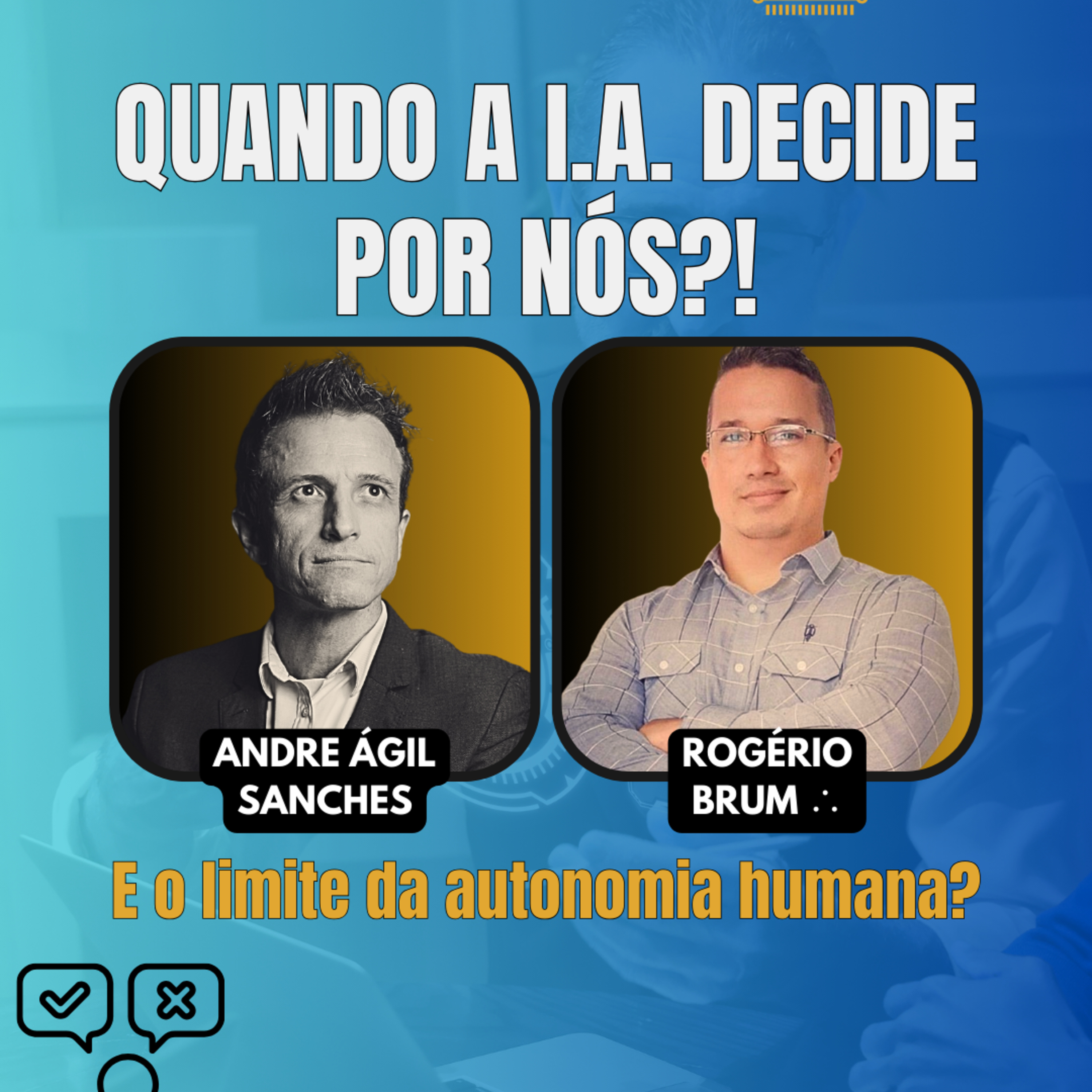 #JornadaÁgil EP1793 Quando a I.A. Decide por Nós?! Limites da Autonomia Humana? TER 06.01.26 07h31 episode artwork