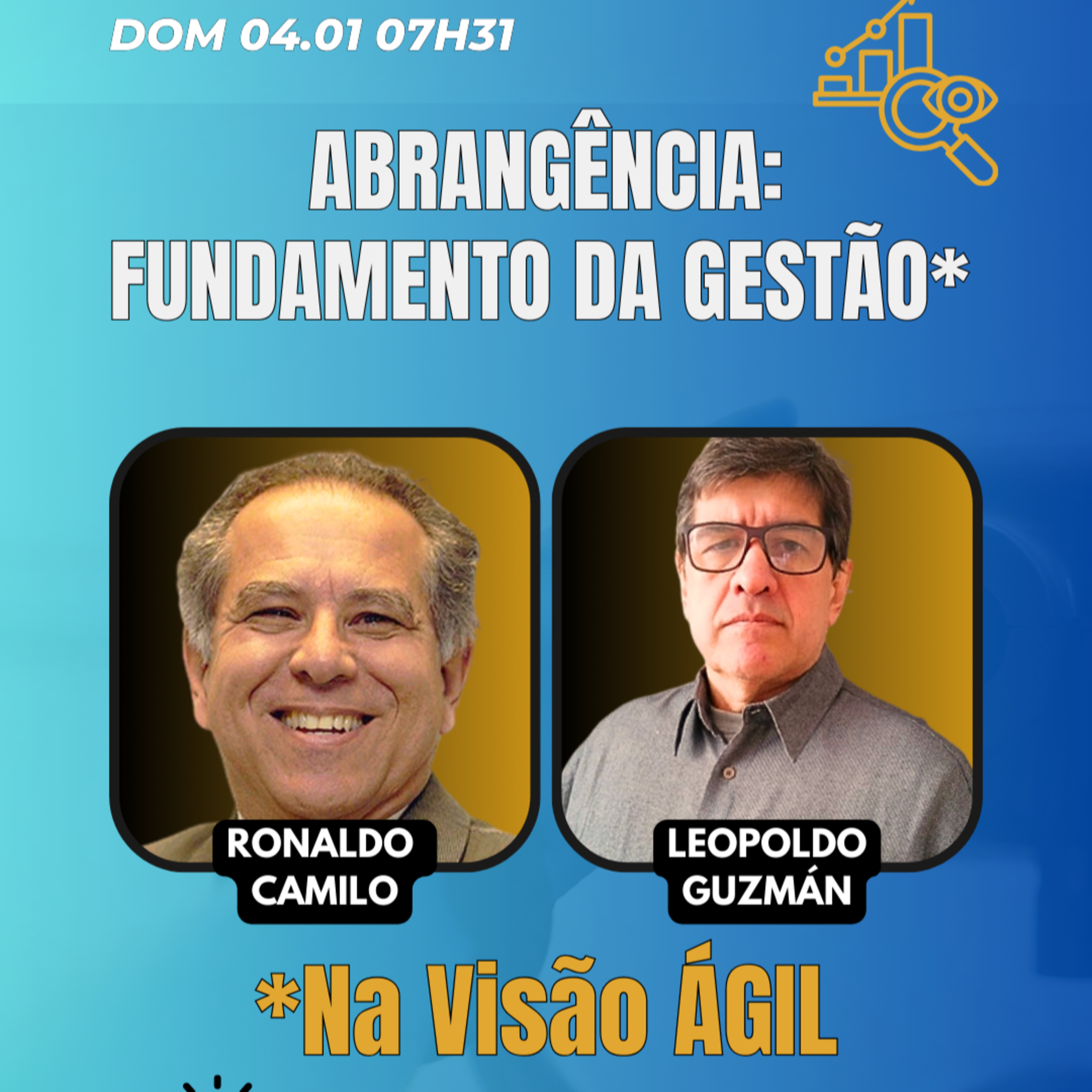 #JornadaÁgil EP1791 Abrangência: Fundamento da Gestão na Visão ÁGIL DOM 04.01.26 episode artwork