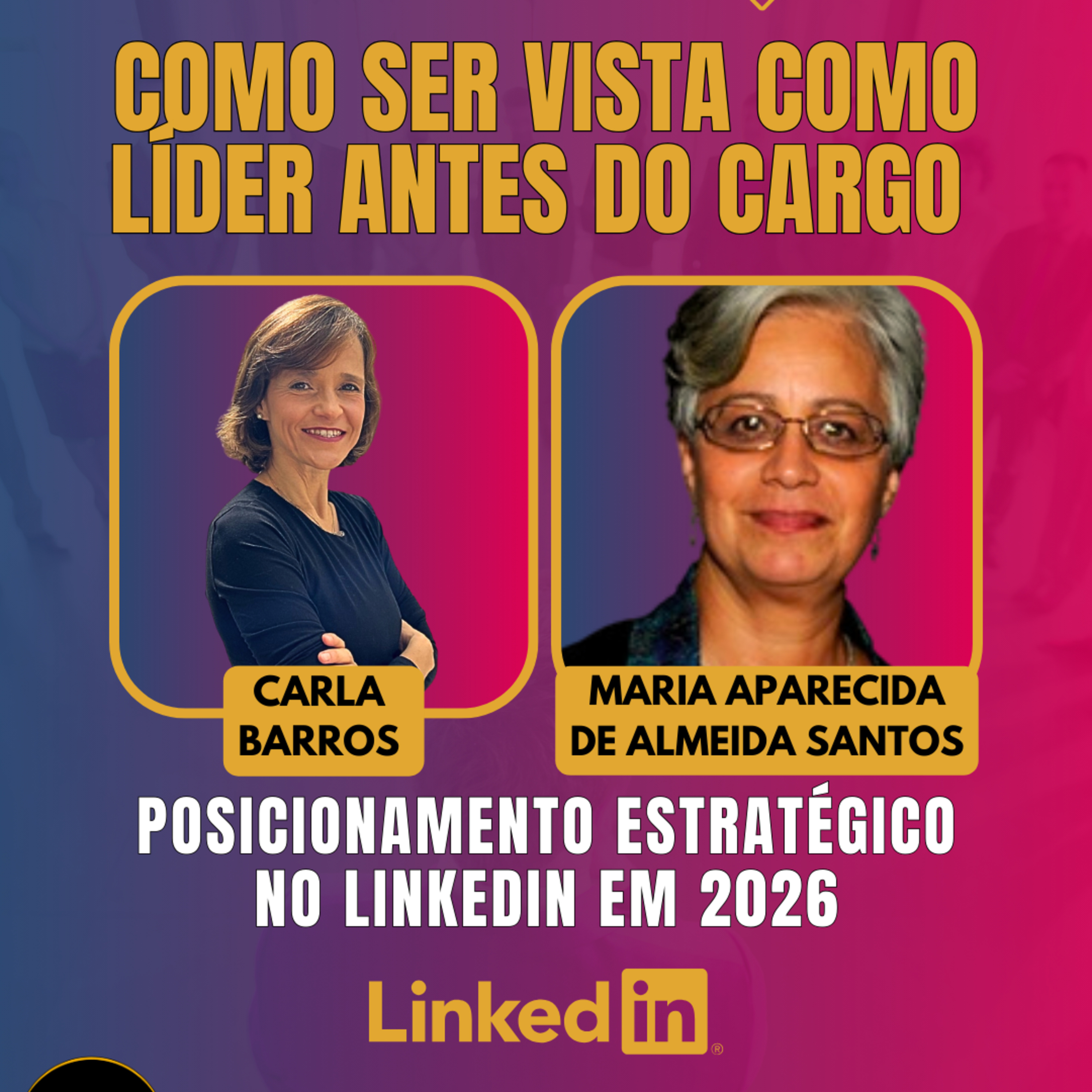#AgileWomenTalk #ElasDecolam EP26 Como ser Vista como Líder Antes do Cargo: Posicionamento Estratégico no Linkedin 2026 QUI 15.01.26 12h31 episode artwork