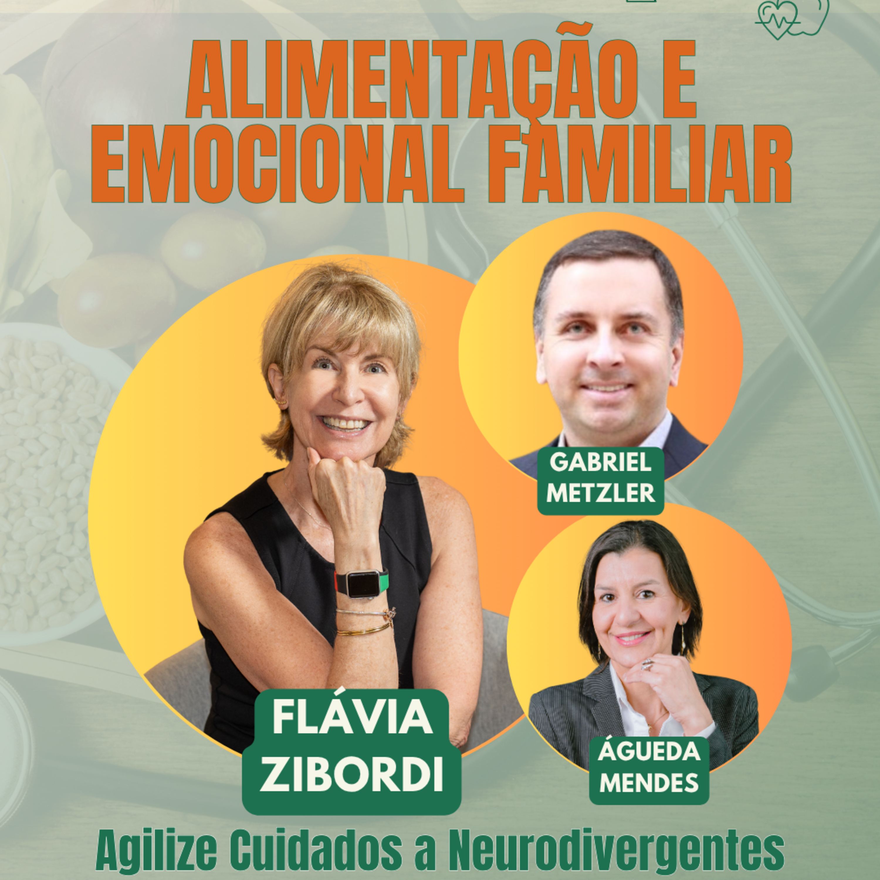 #AgilidadeInclusiva EP61 Alimentação e Emocional Familiar: Agilize Cuidados a Neurodivergentes SEG 27.04.26 17h31 episode artwork