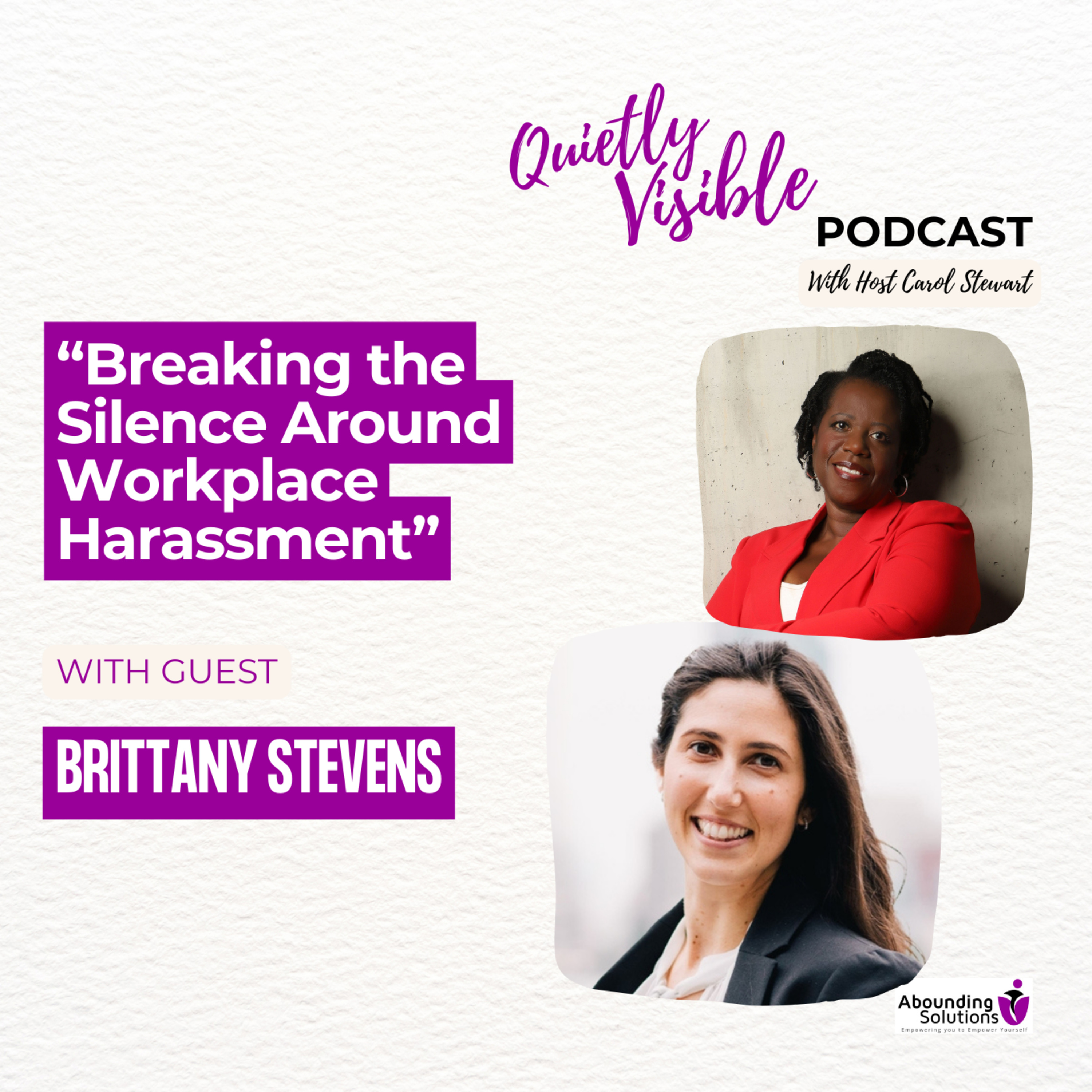 Breaking the Silence Around Workplace Harassment episode artwork