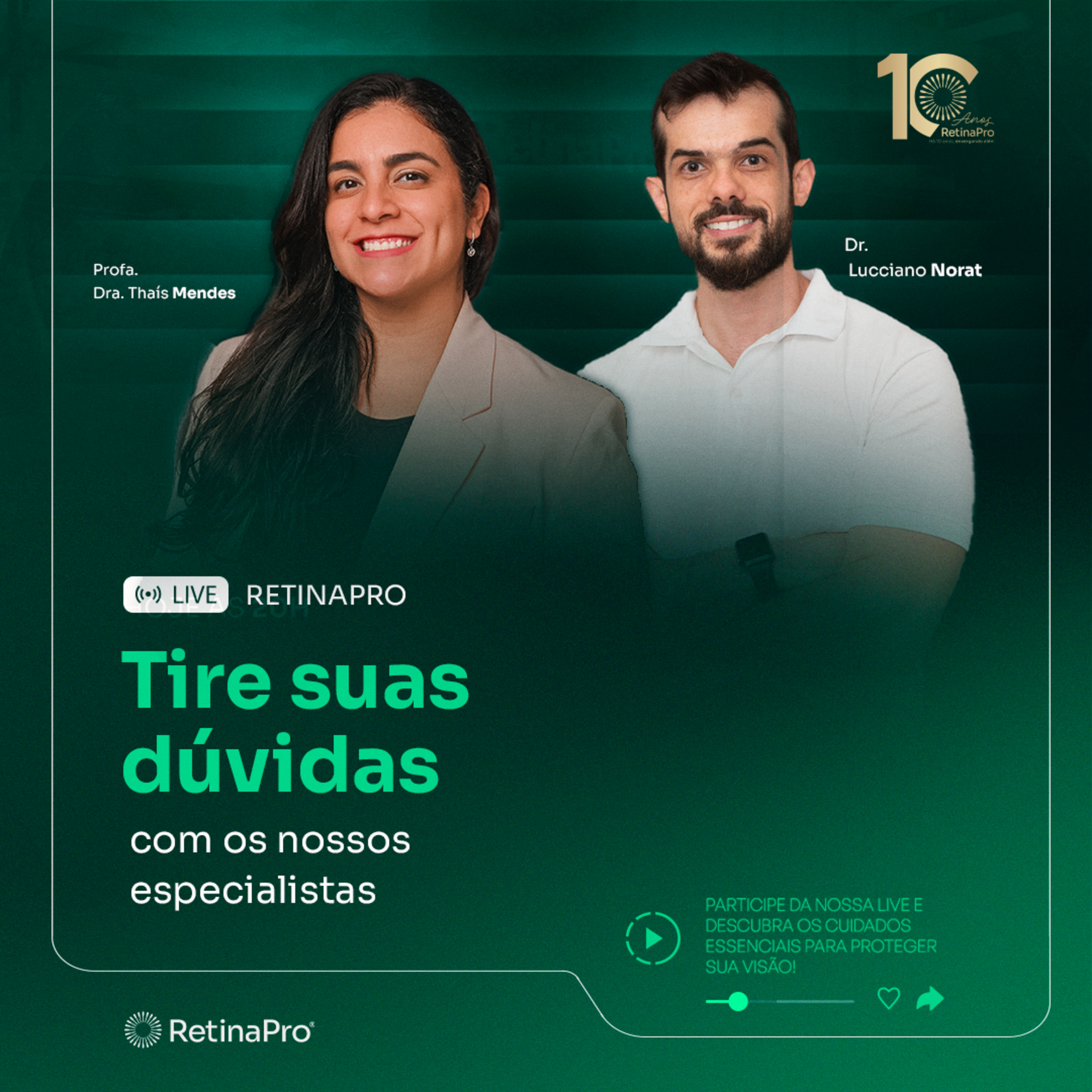 Tire suas dúvidas com os nossos especialistas | Profa. Dra. Thaís Mendes e Dr. Lucciano Norat - #189 episode artwork