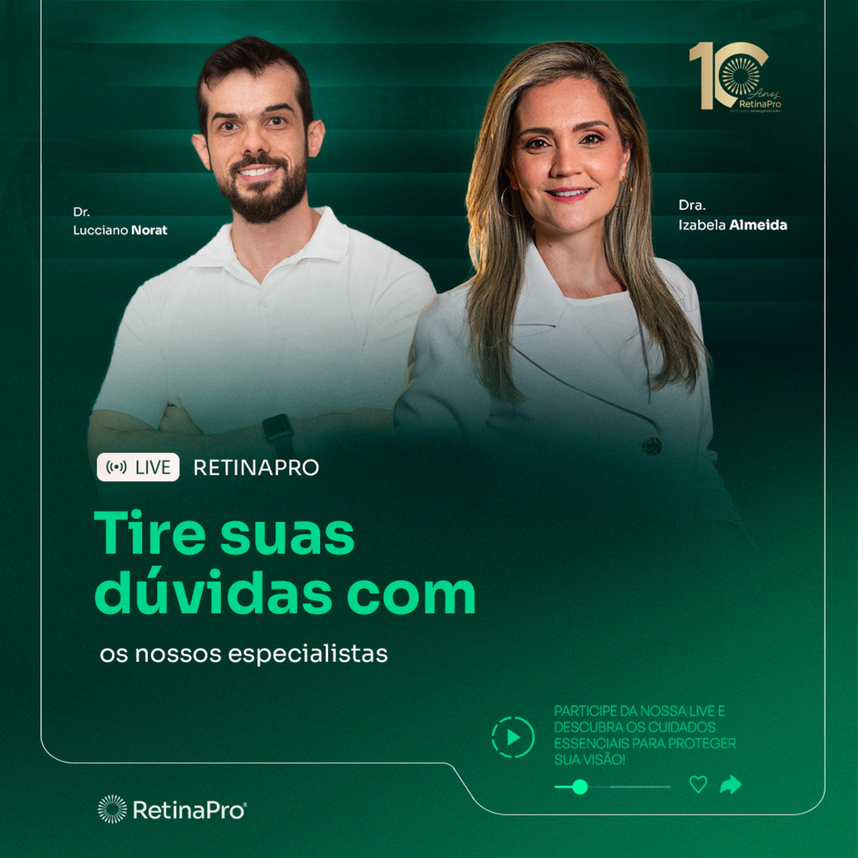 Tire suas dúvidas com os nossos especialistas | Dr. Lucciano Norat e Dra. Izabela Almeida - #182 episode artwork