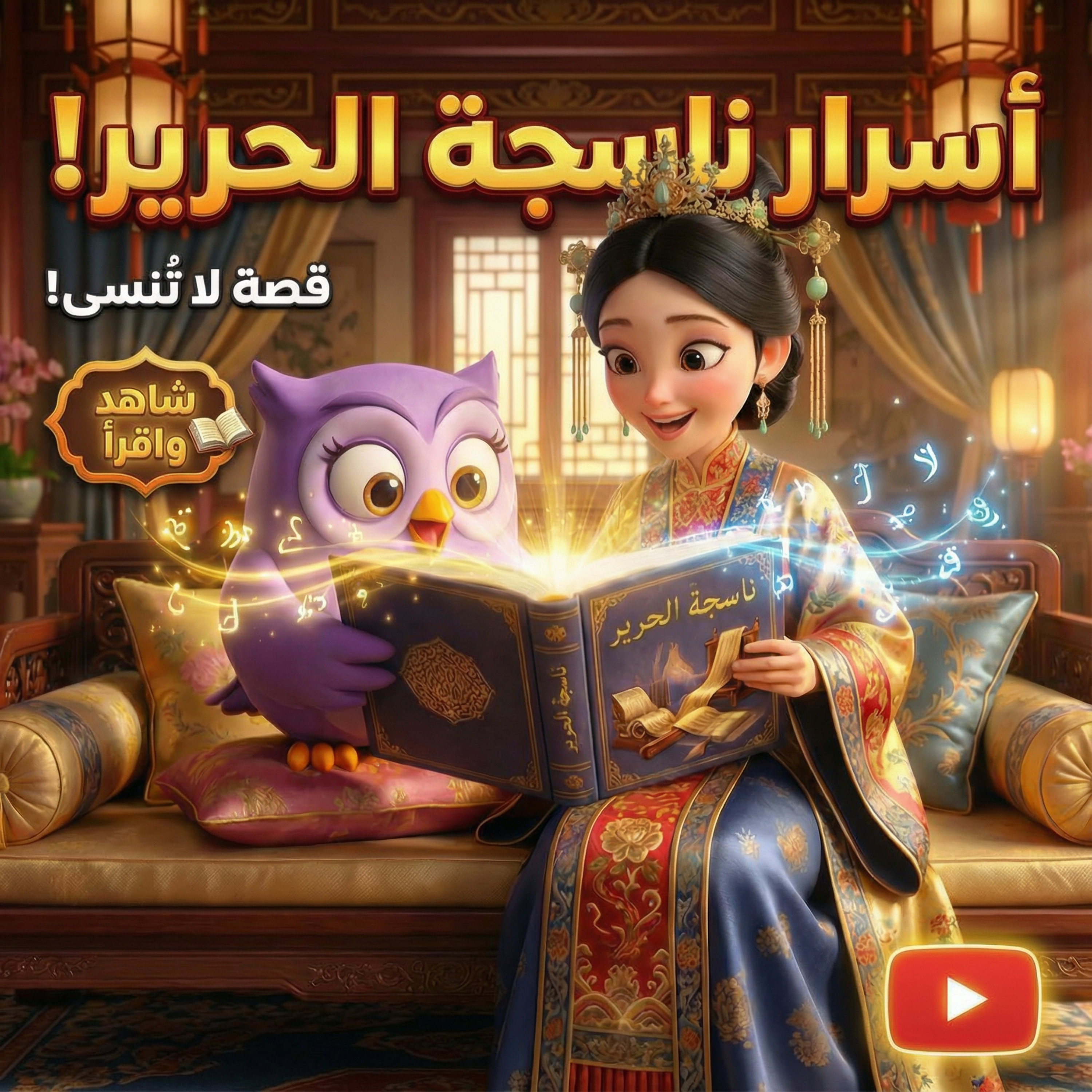 قصتكم المفضلة أصبحت كرتون! 📺 سر الإمبراطورة الصينية (رابط الفيديو بالداخل)