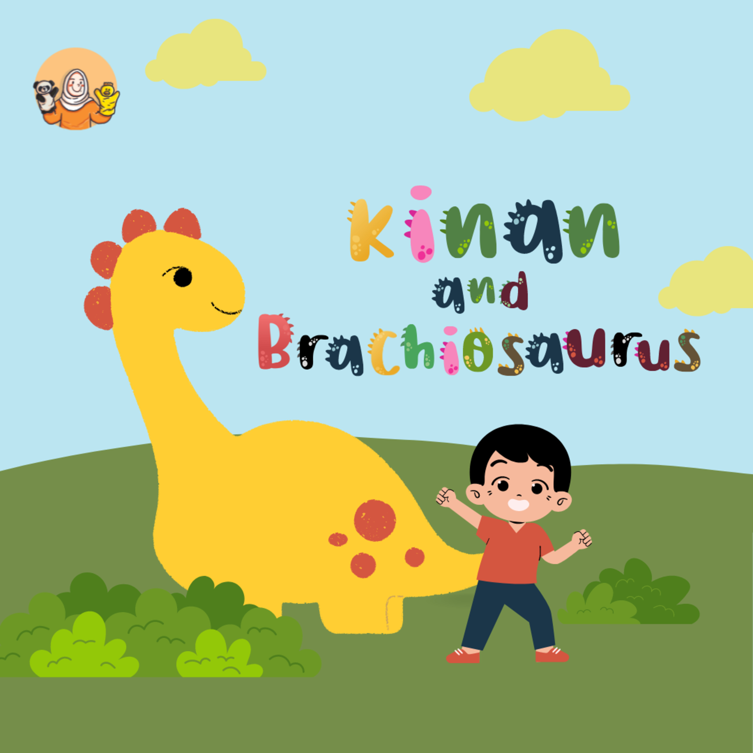 Kinan and Brachiosaurus - English Story Time