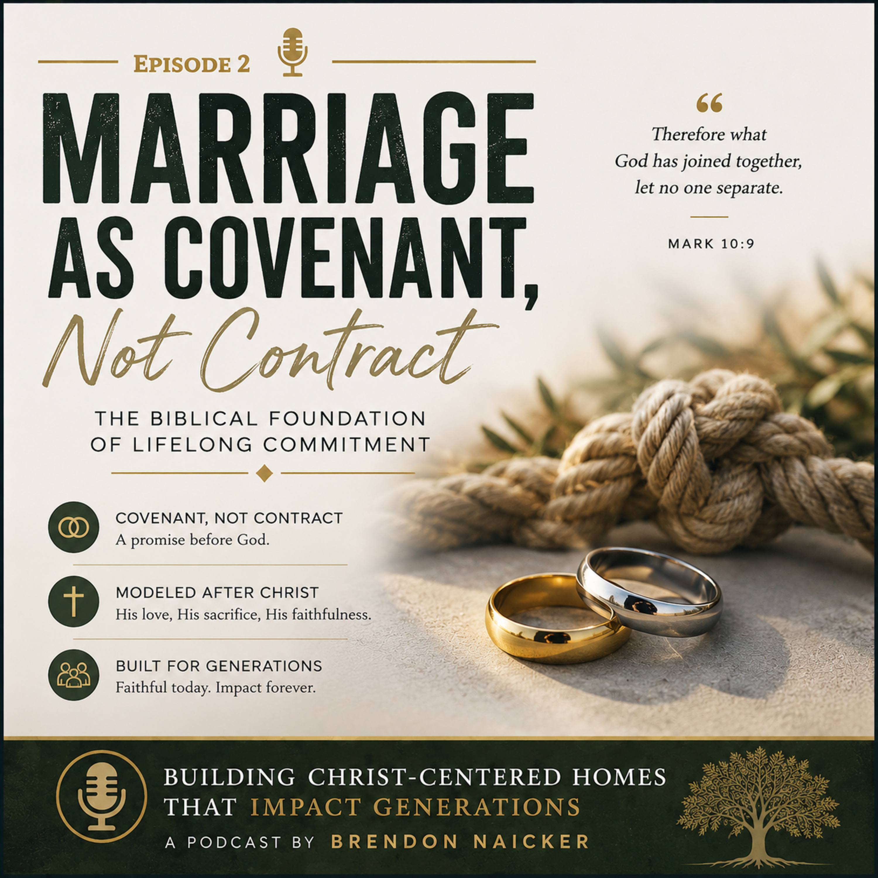 Marriage: Covenant, Not Contract episode artwork