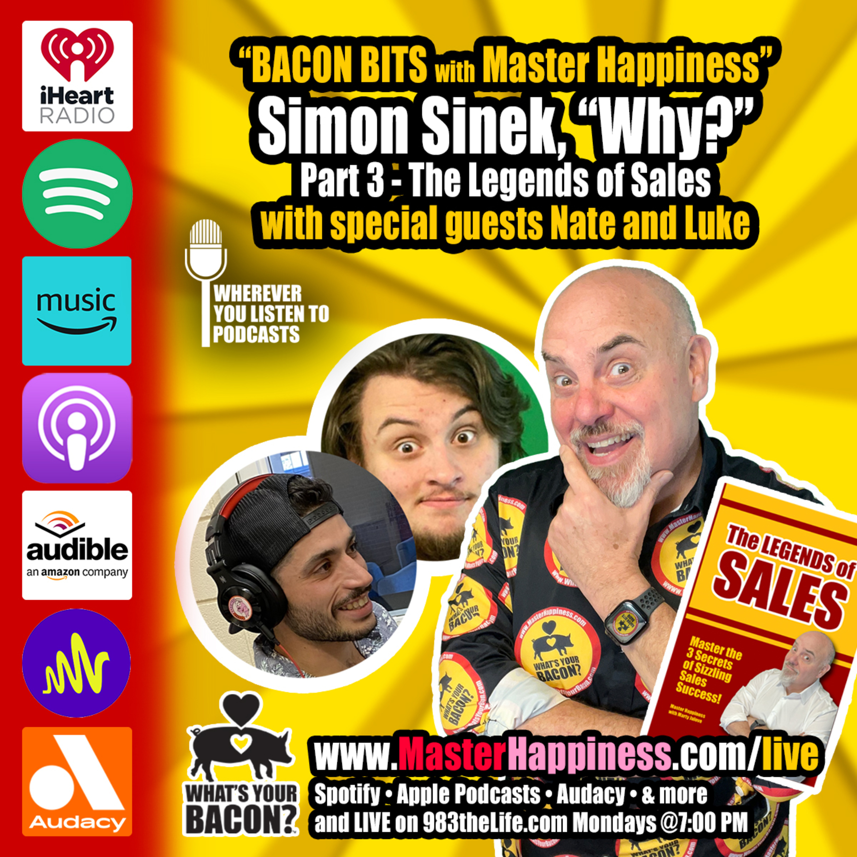 Simon Sinek, Start with WHY? What's Your Bacon? episode artwork
