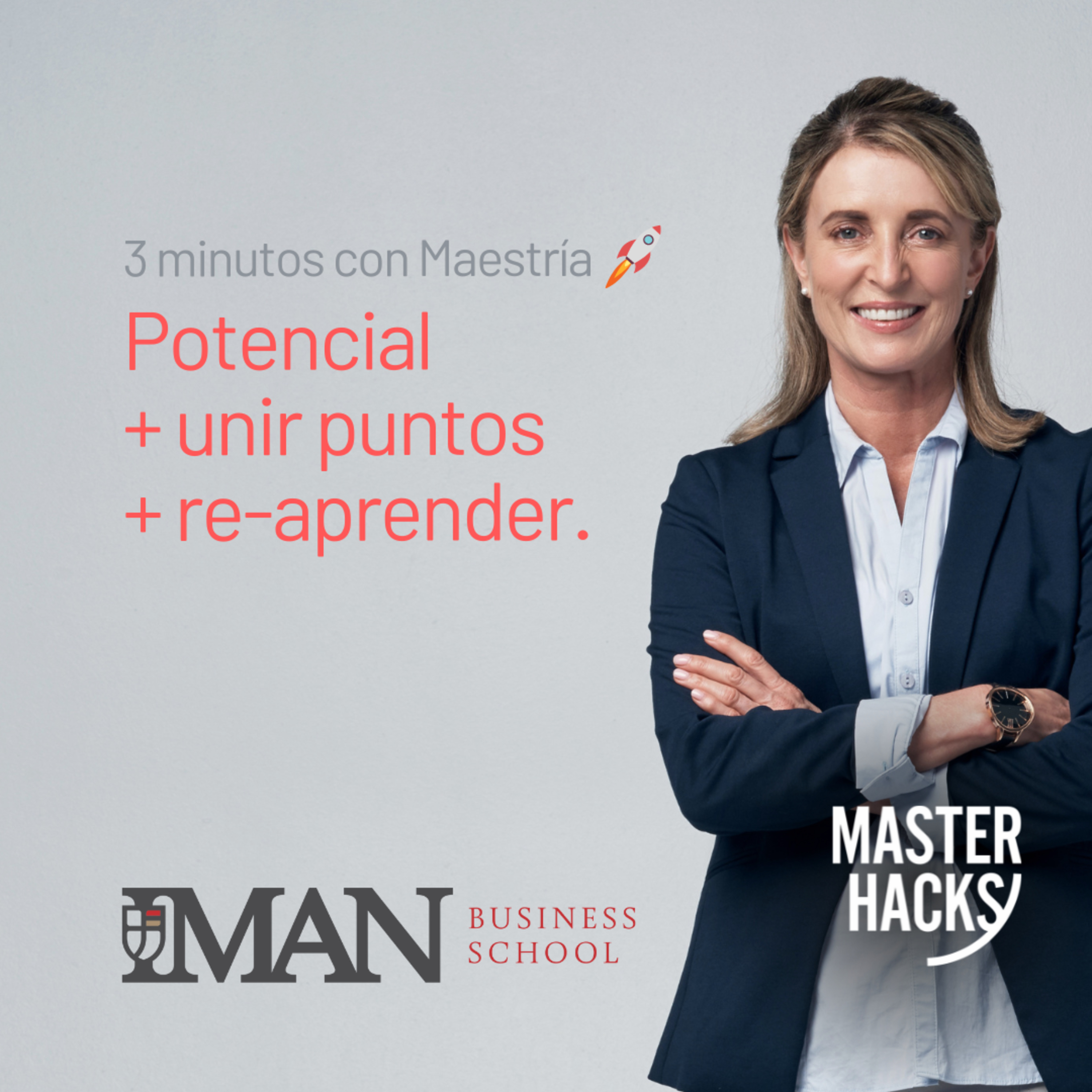 Potencial + unir puntos + re-aprender 🚀 3 minutos con #Maestría. episode artwork