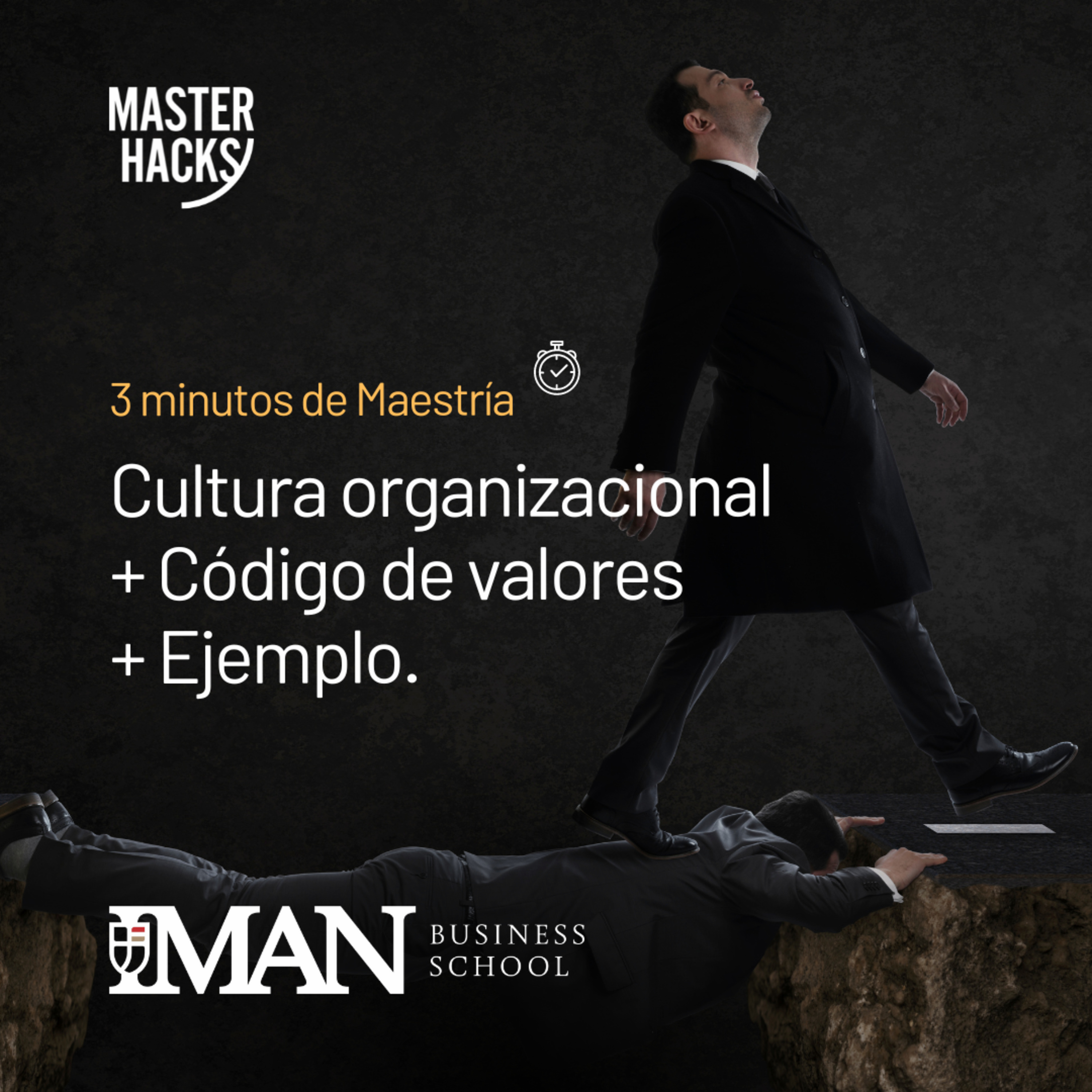 Cultura organizacional + valores + ejemplo 🚀 3 Minutos de #maestría | Masterhacks episode artwork