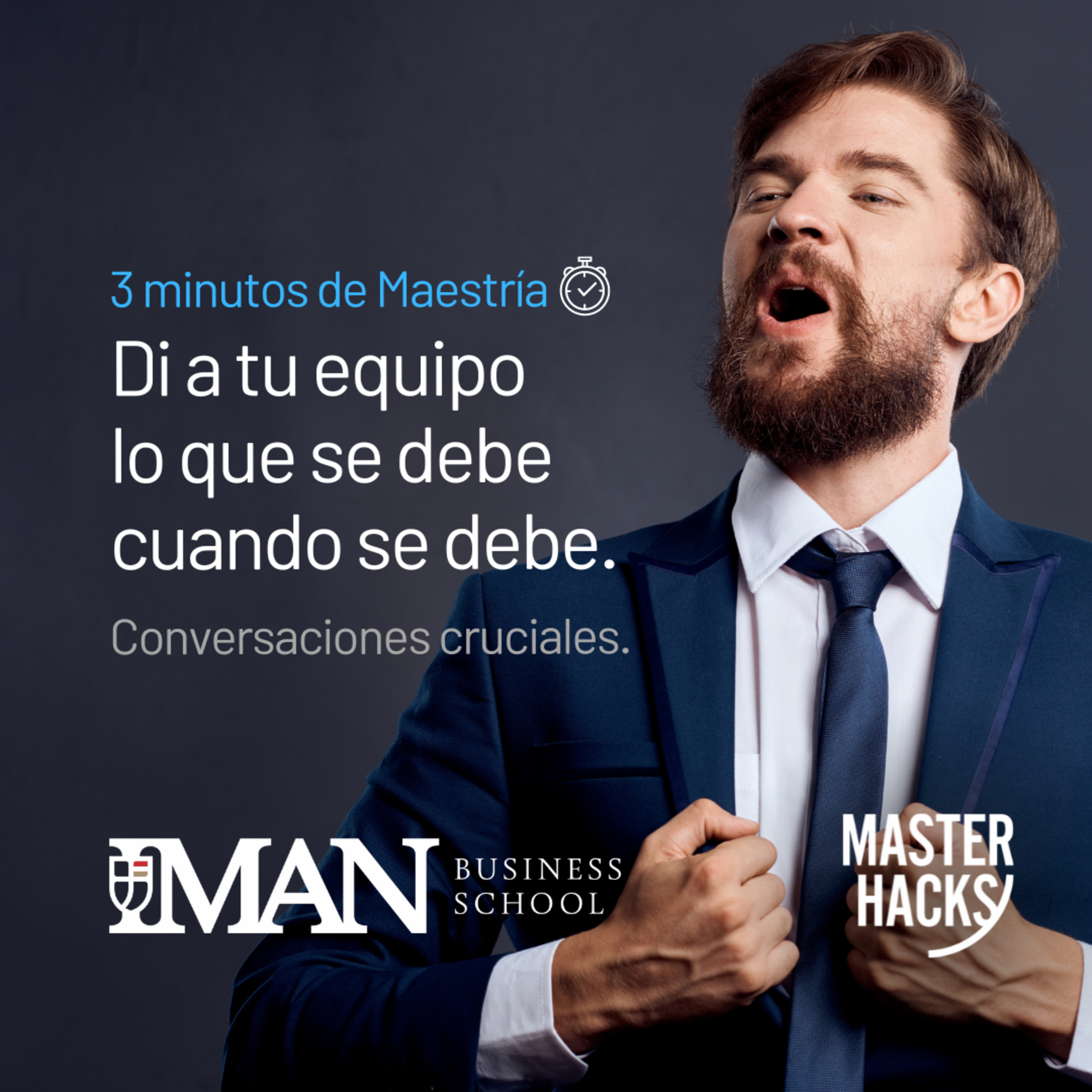 Di a tu equipo lo que se debe cuando se debe: 📢 conversaciones cruciales con Maestría | Masterhack episode artwork