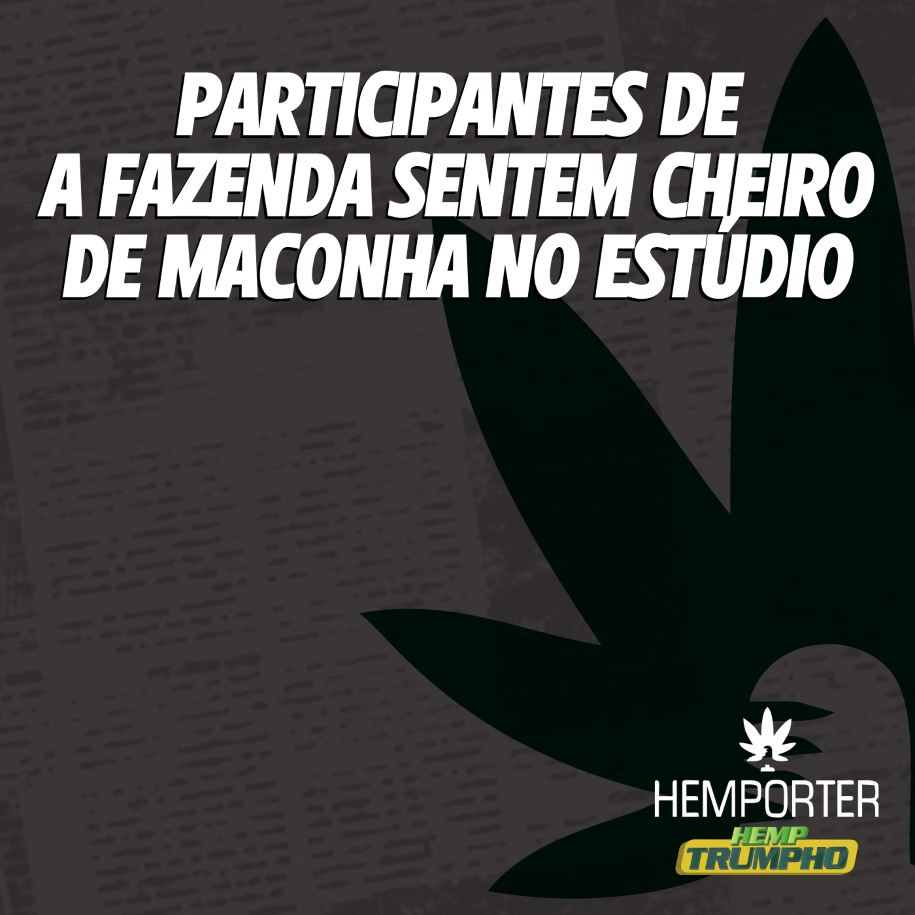 Participantes de A Fazenda sentem cheiro de maconha no estúdio episode artwork