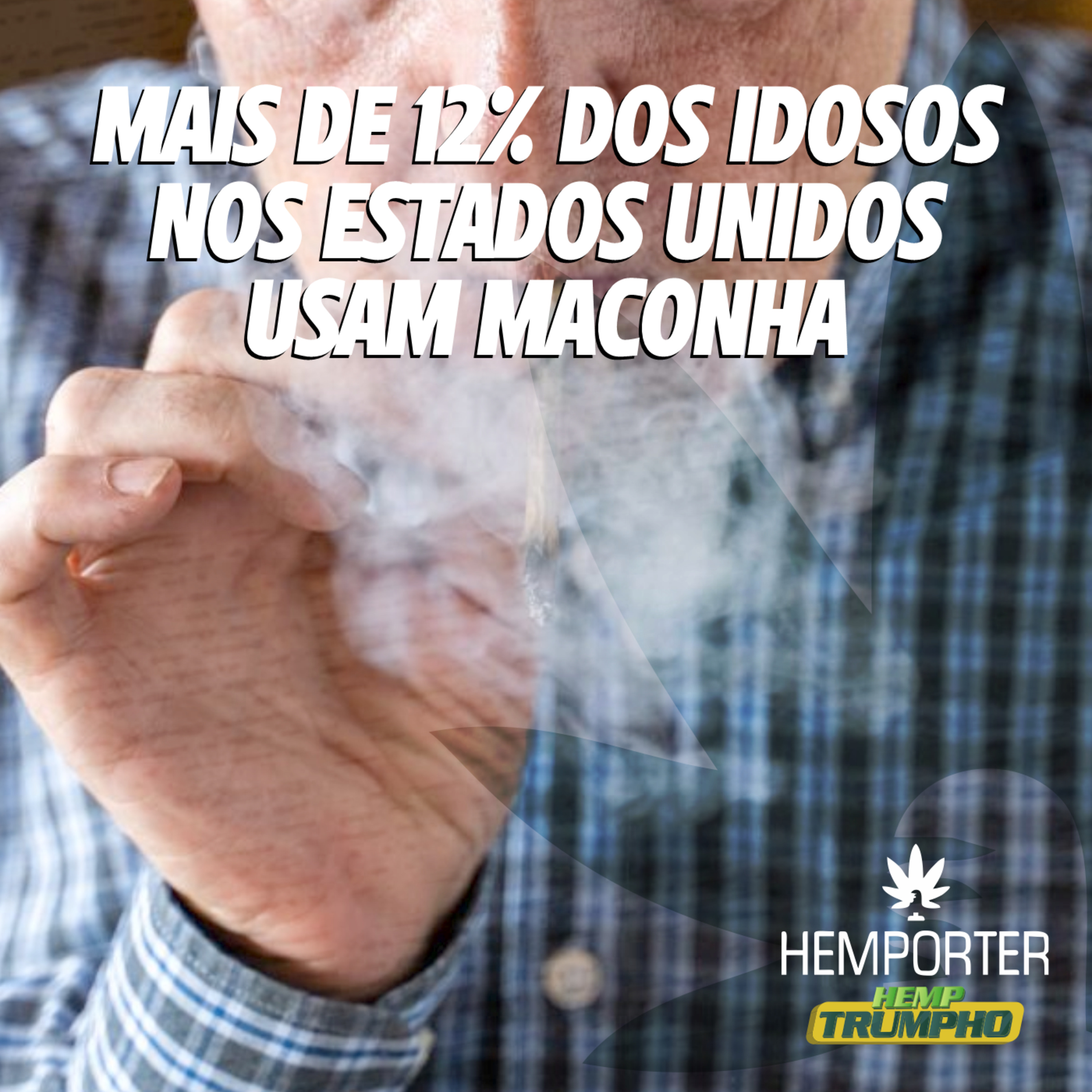 Mais de 12% dos idosos nos EUA usam maconha