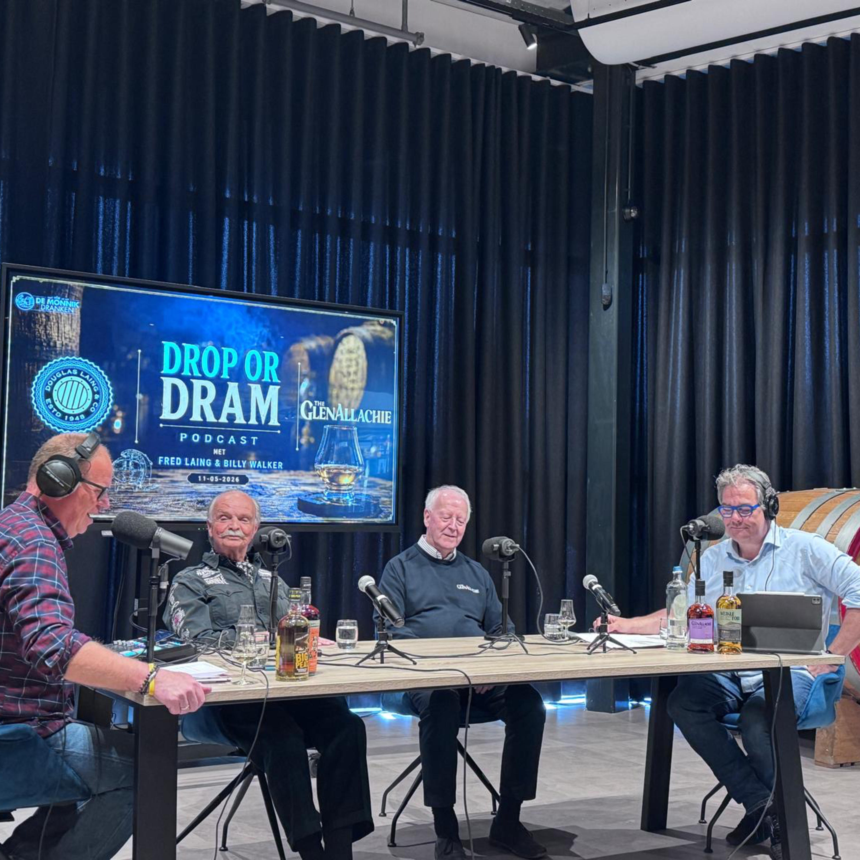 Drop or Dram de whisky podcast : LIVE! met Billy Walker en Fred Laing
