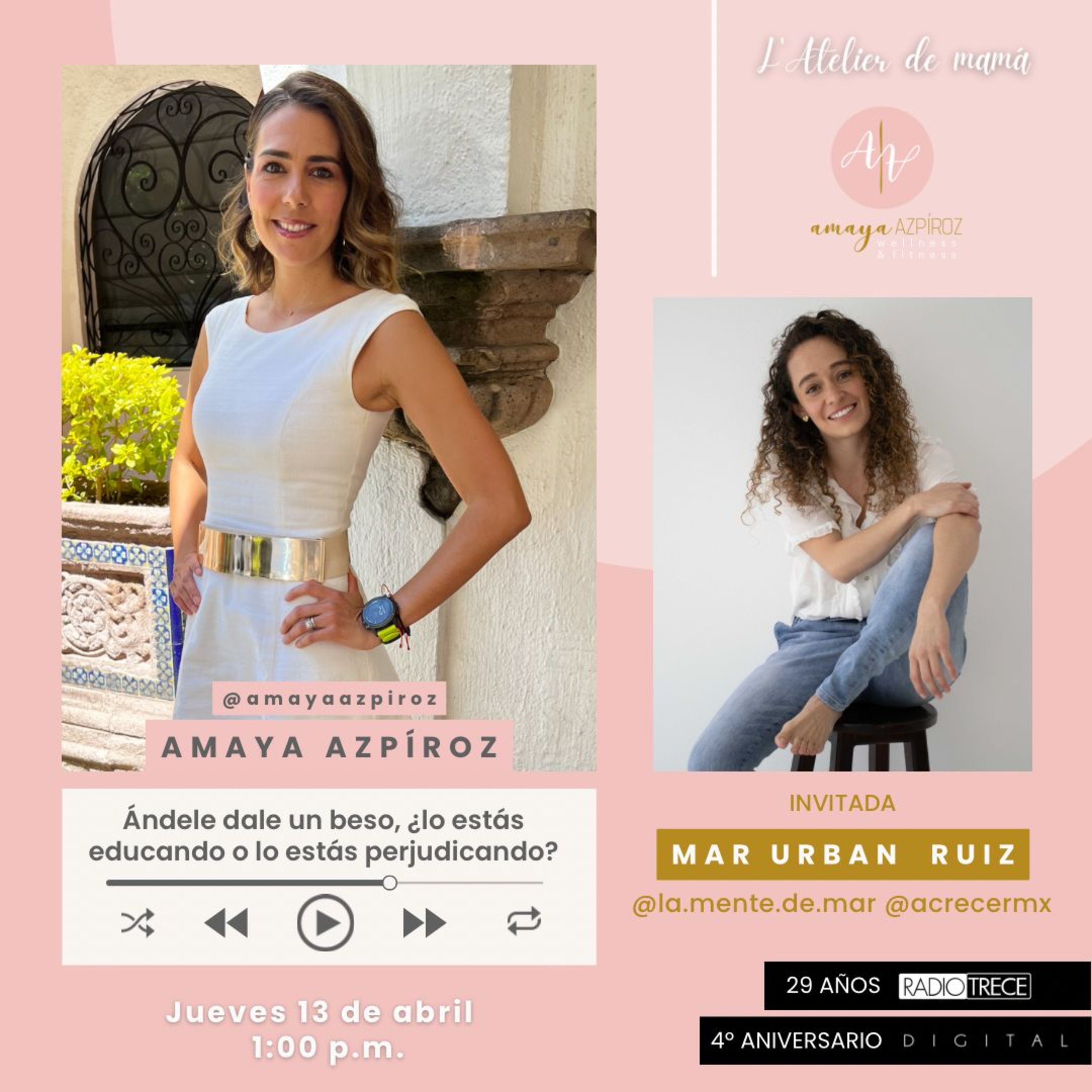 L'Atelier de mamá: Andale dale un beso, ¿Lo estás educando o lo estás perjudicando? episode artwork